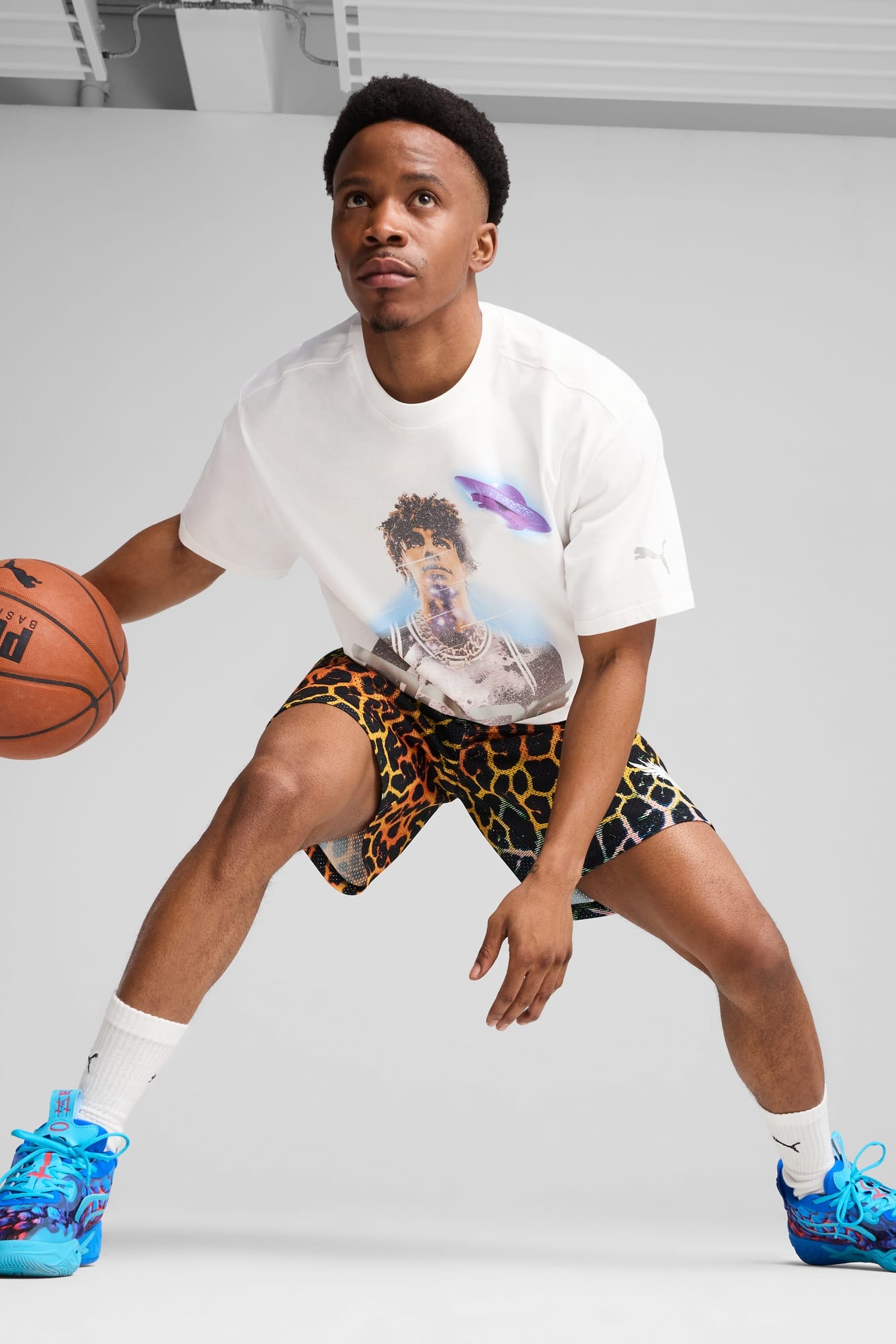 PUMA x LAMELO BALL Alien Skin Men's Basketball Shorts - 5