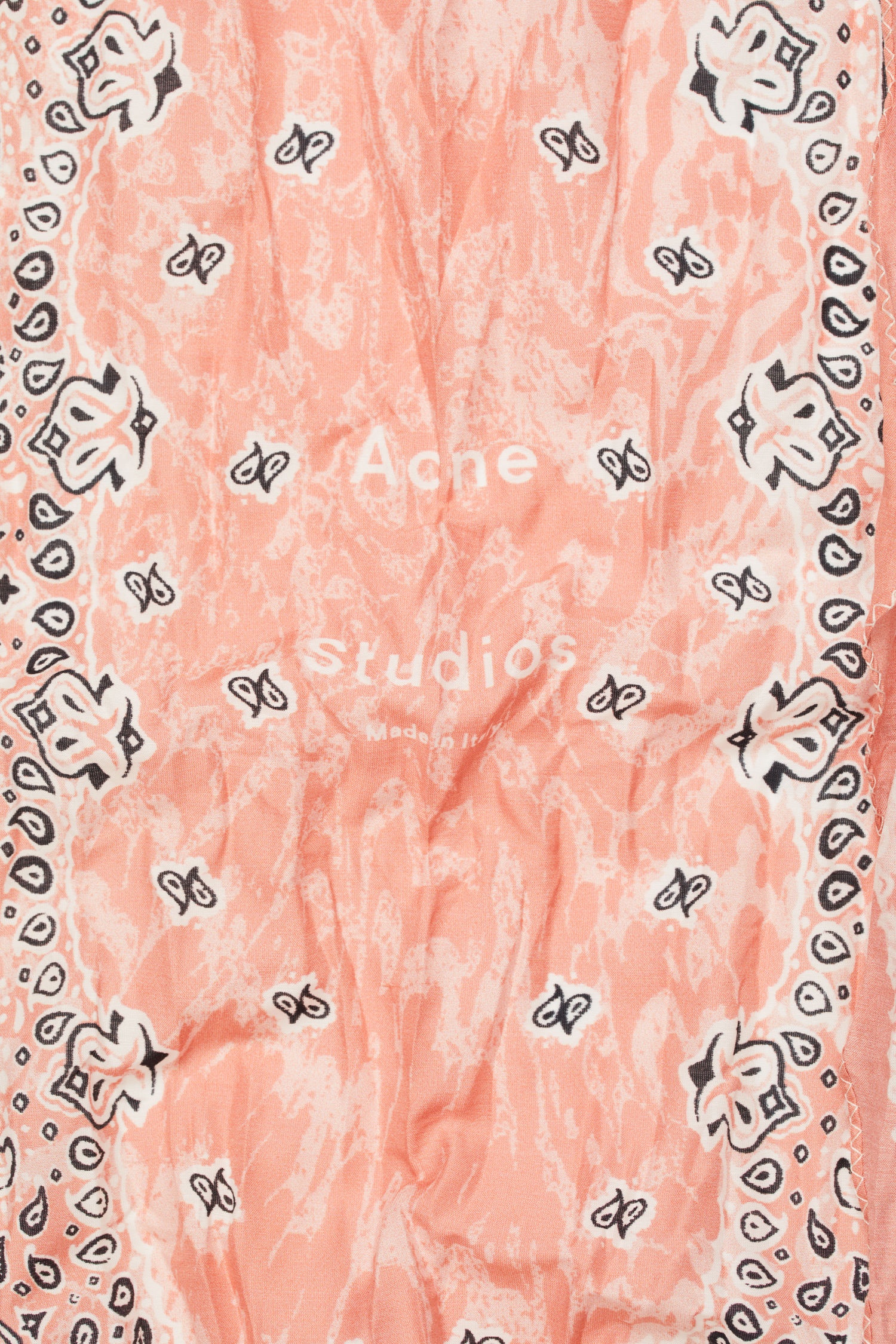 Skinny diamond-shaped bandana pale pink - 5