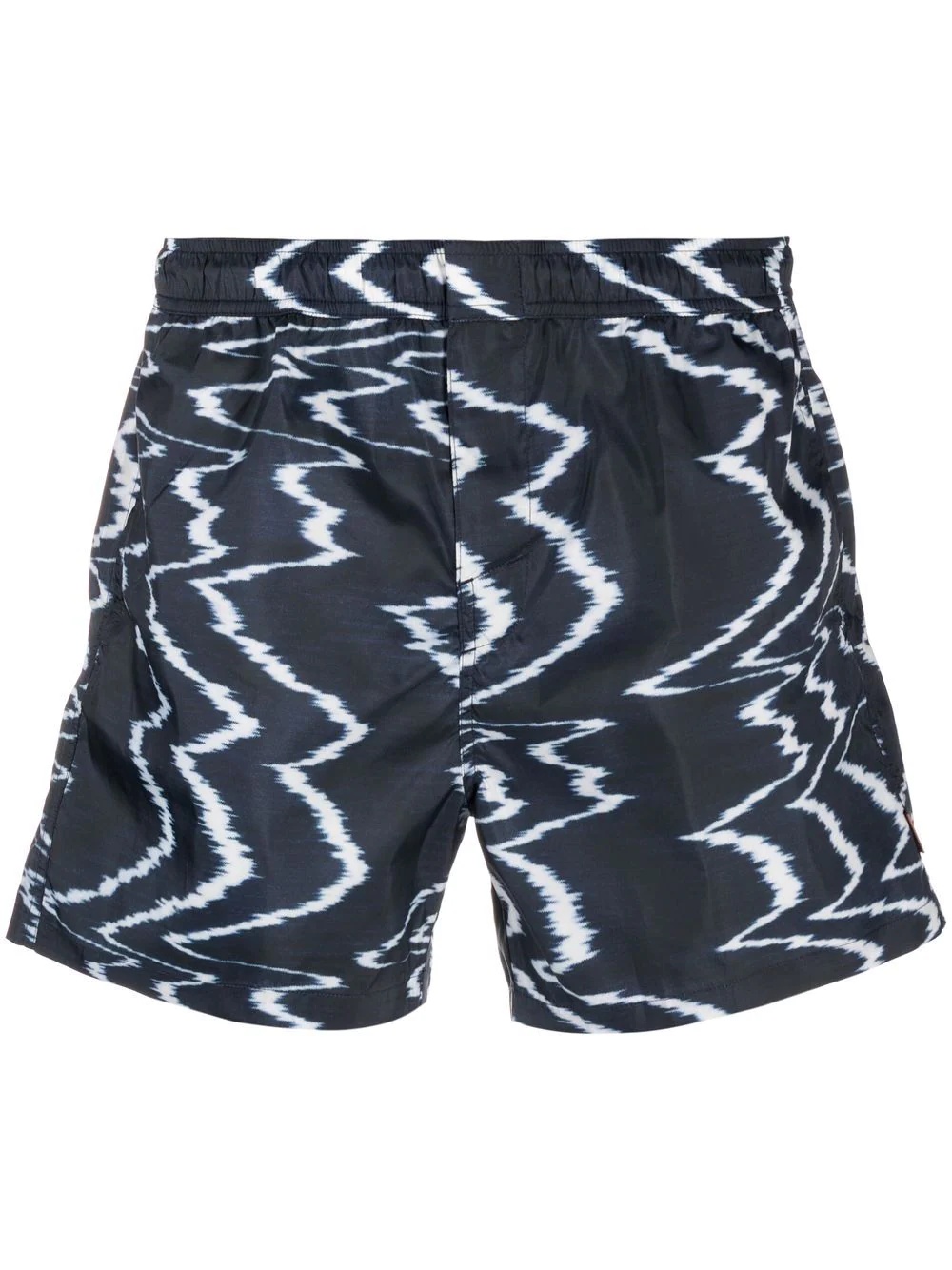 abstract-print swim shorts - 1