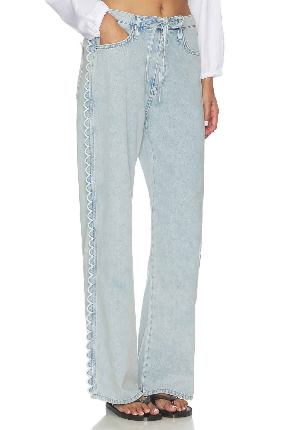 Featherweight Phoebe Drawstring Jeans - 1