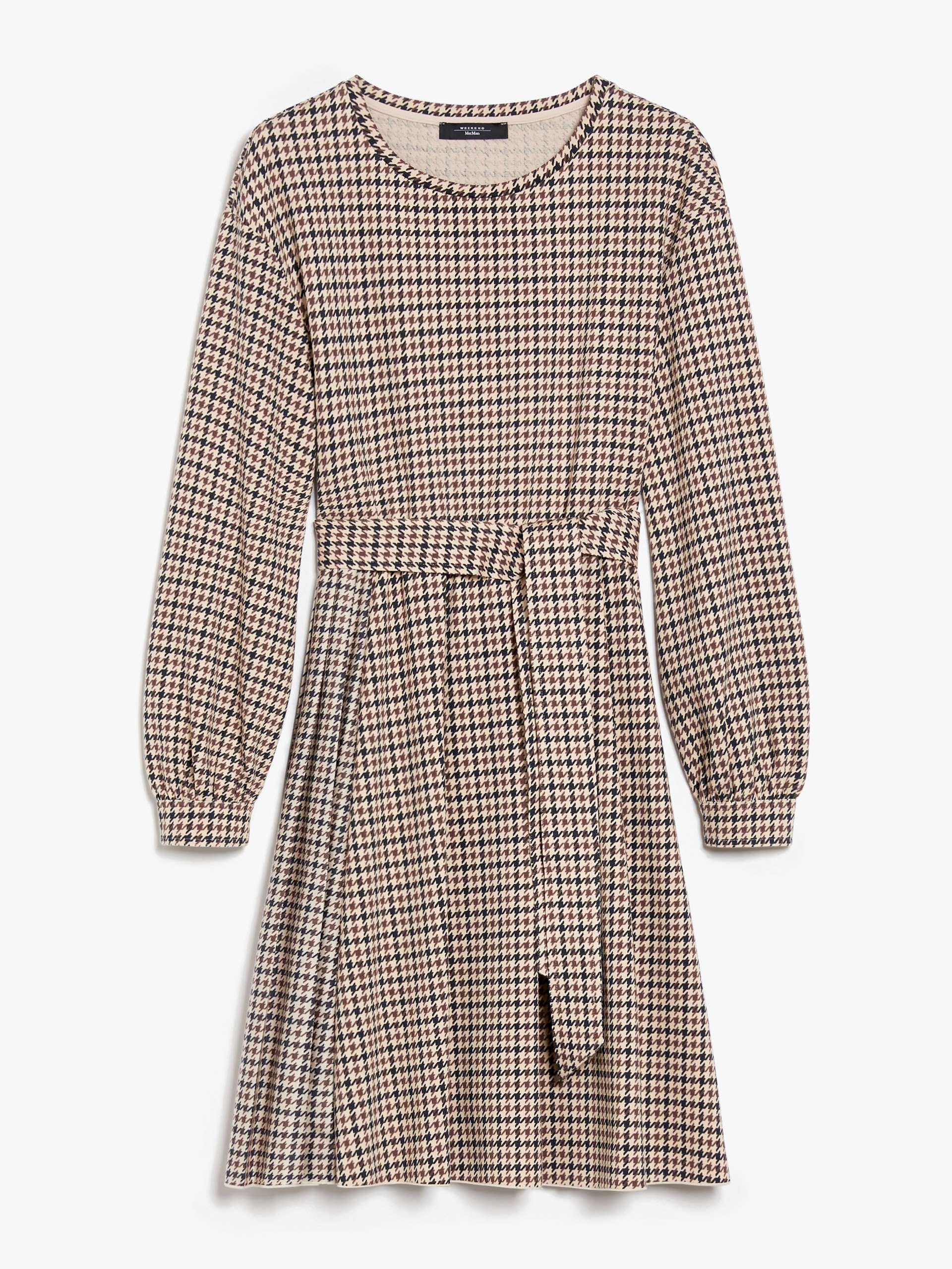 VETTA Fit-and-flare printed jersey dress - 1