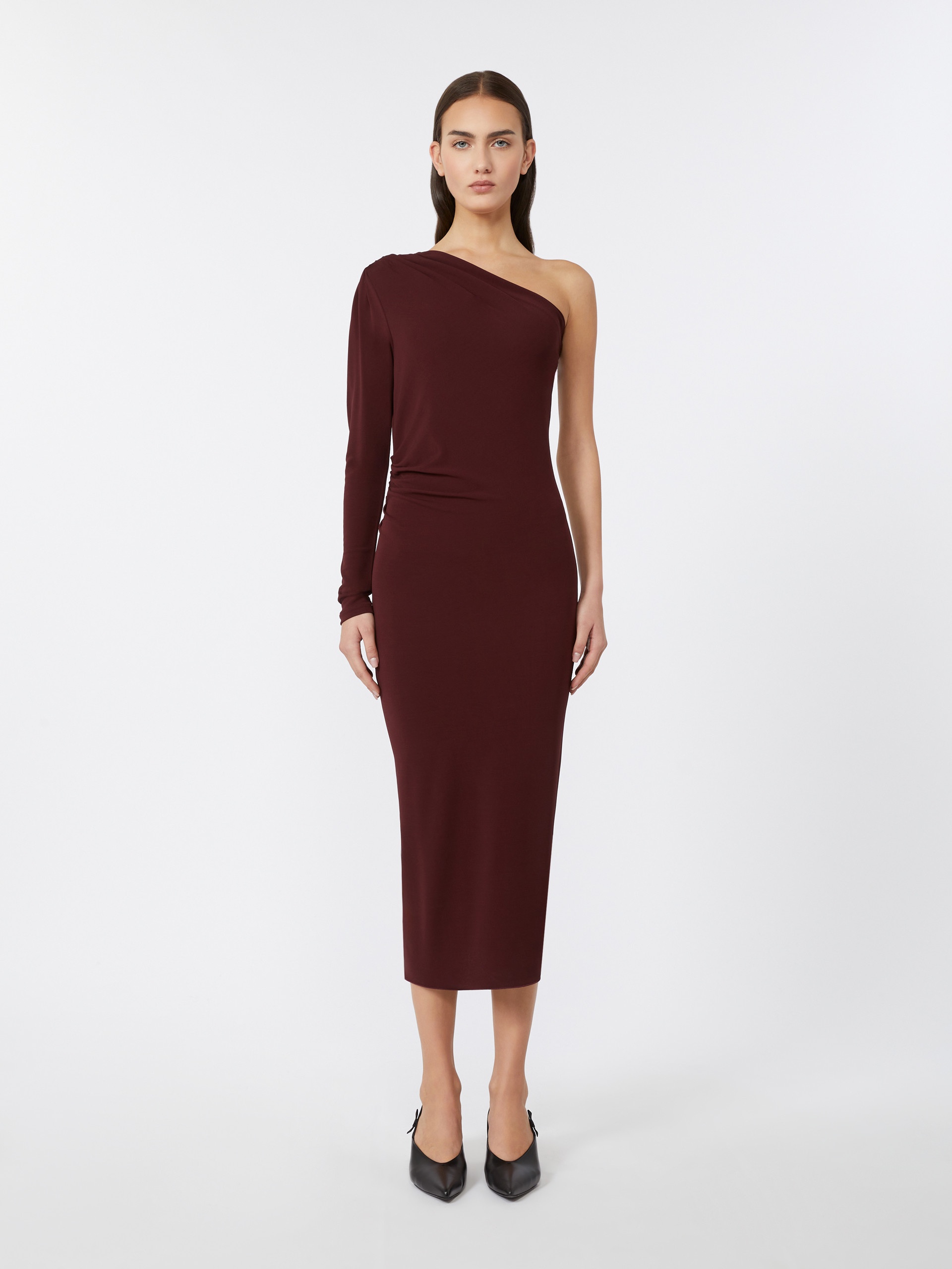 GARGANO Jersey one-shoulder dress - 3