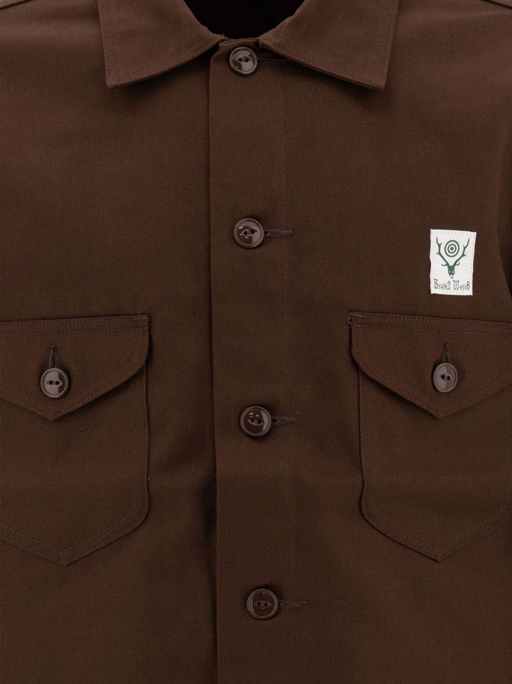 button-down chest-pocket shirt jacket - 3