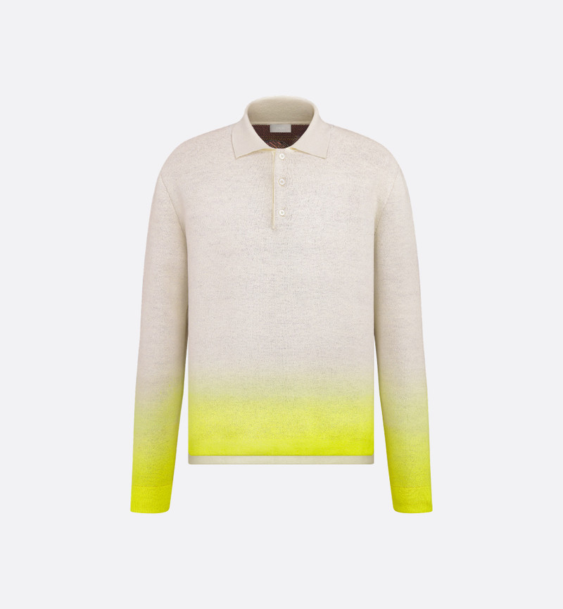 DIOR AND KAWS Long-Sleeved Polo Shirt 1