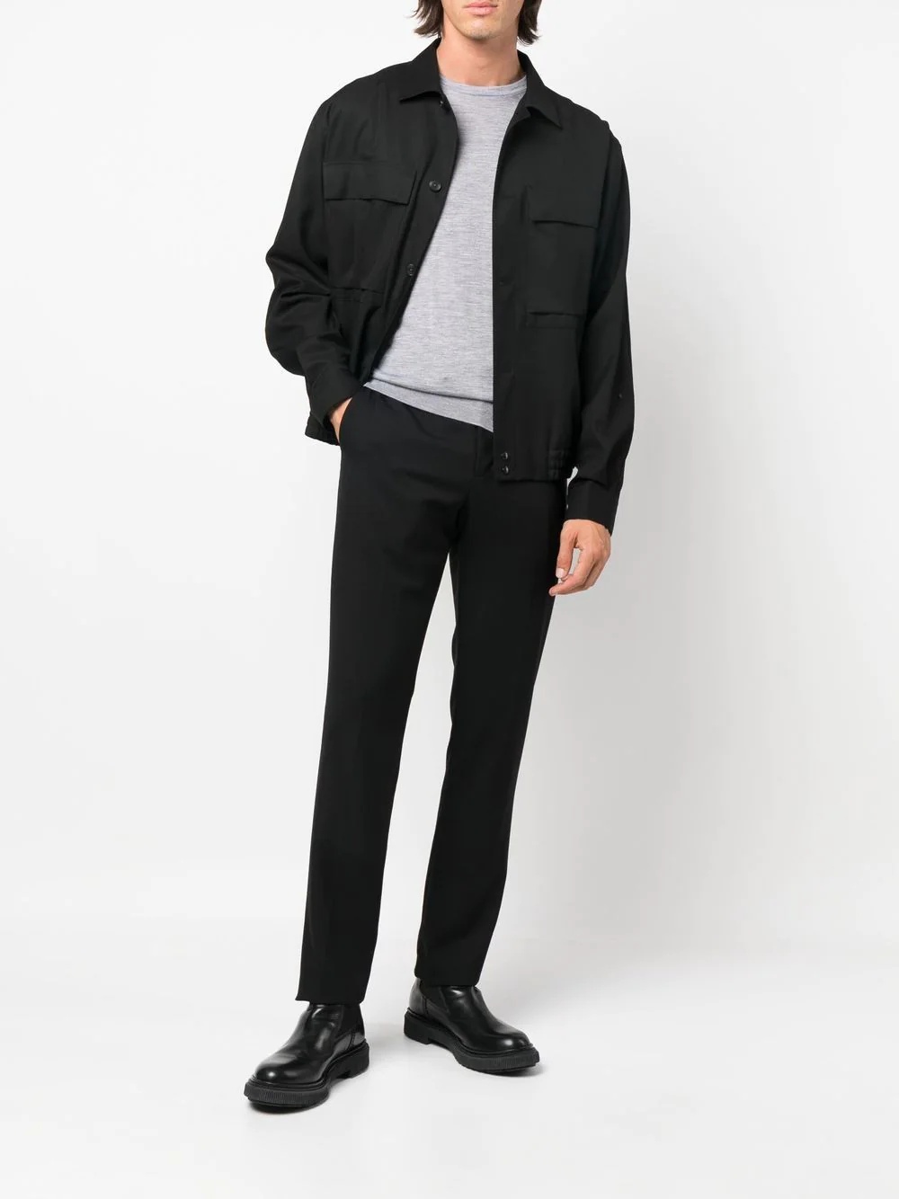 crew-neck cashmere jumper - 2