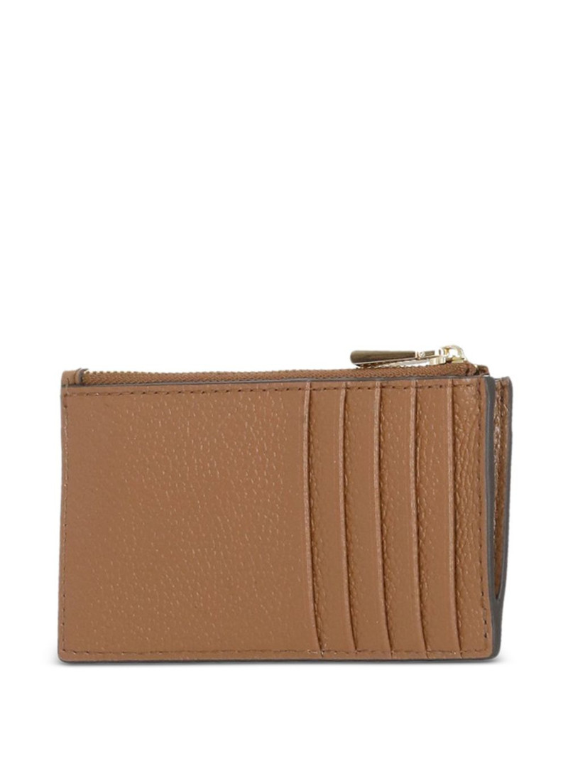 MICHAEL KORS grained leather card holder outlook