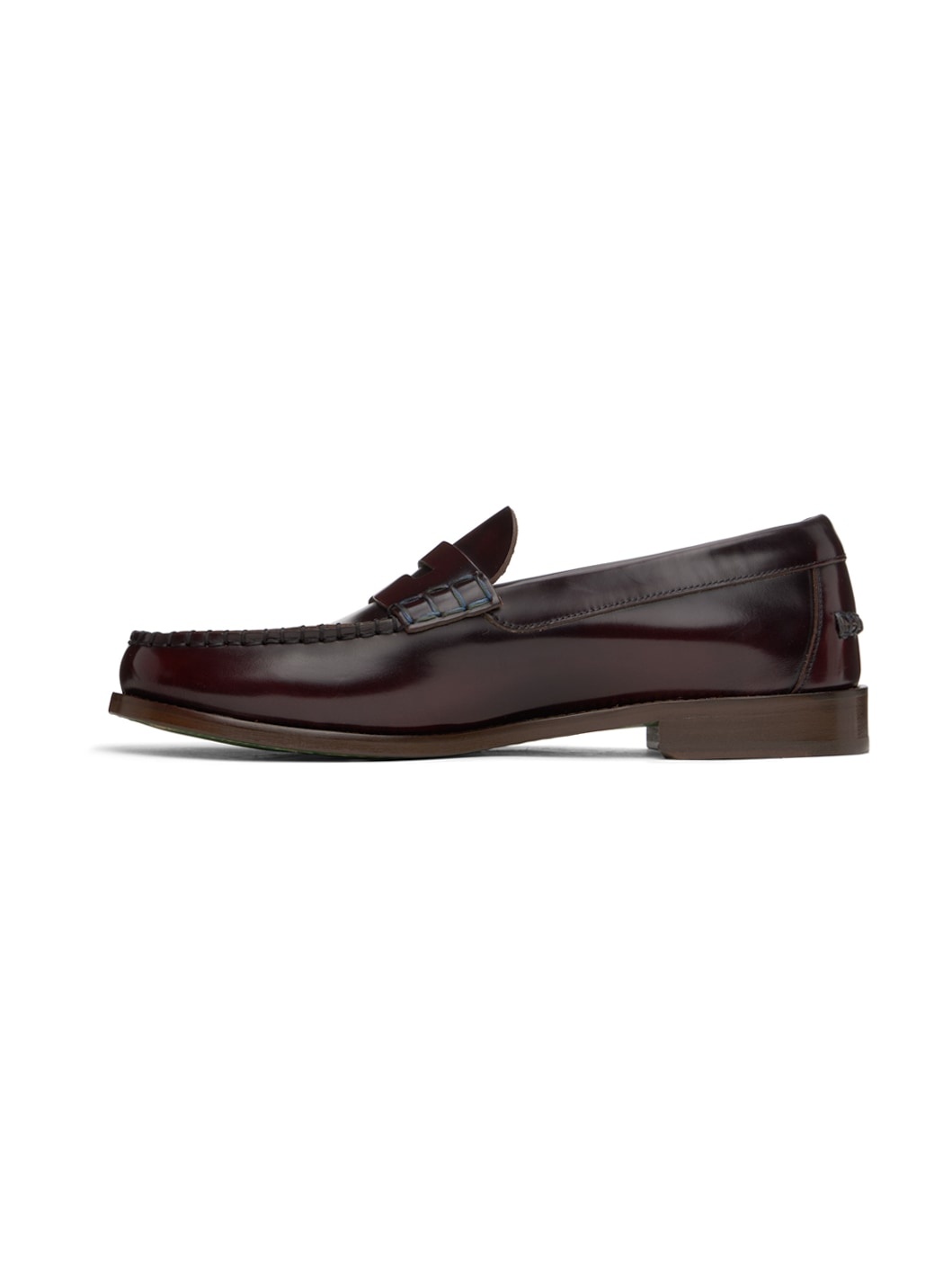 Burgundy Lido Leather Loafers - 3