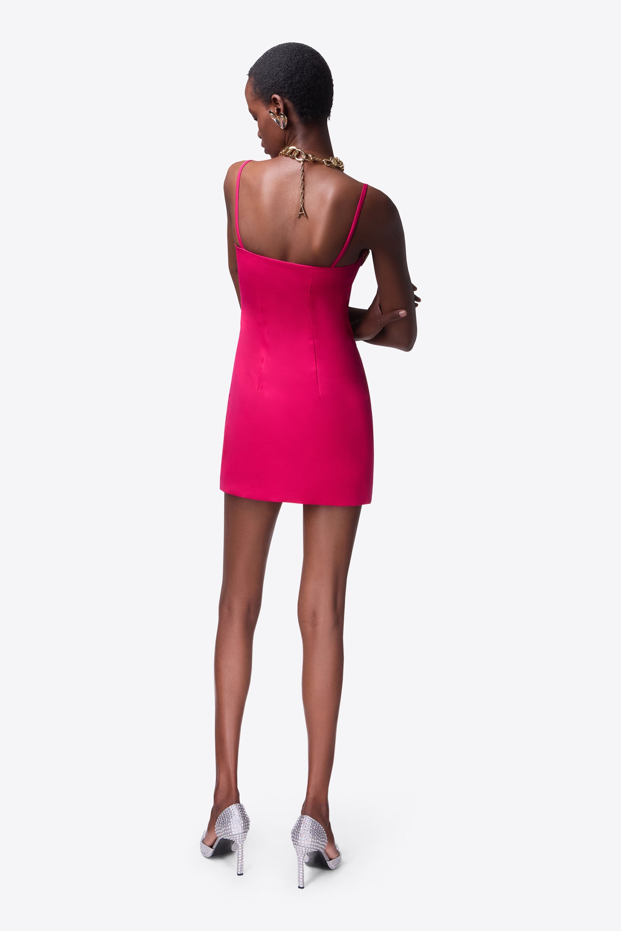 CRYSTAL HEART MINI DRESS - 6