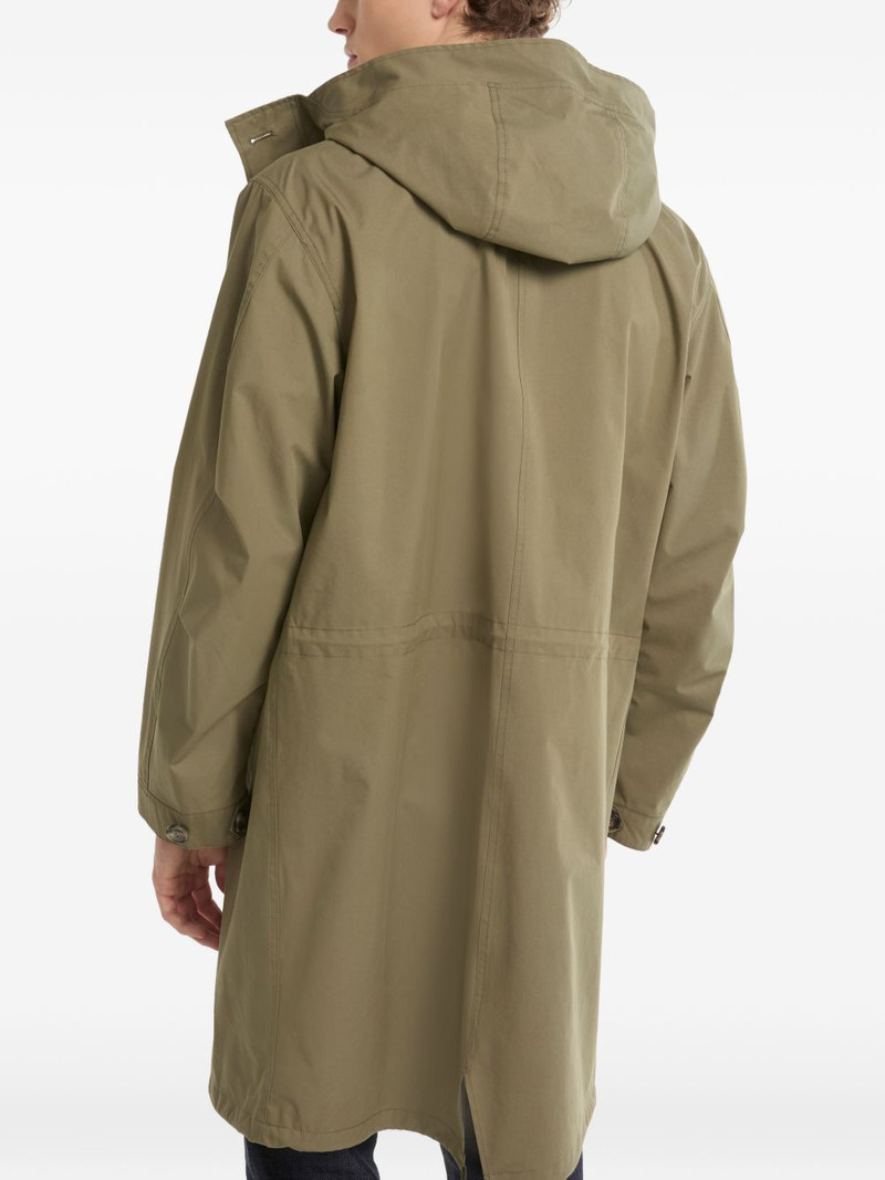 hooded check parka 4