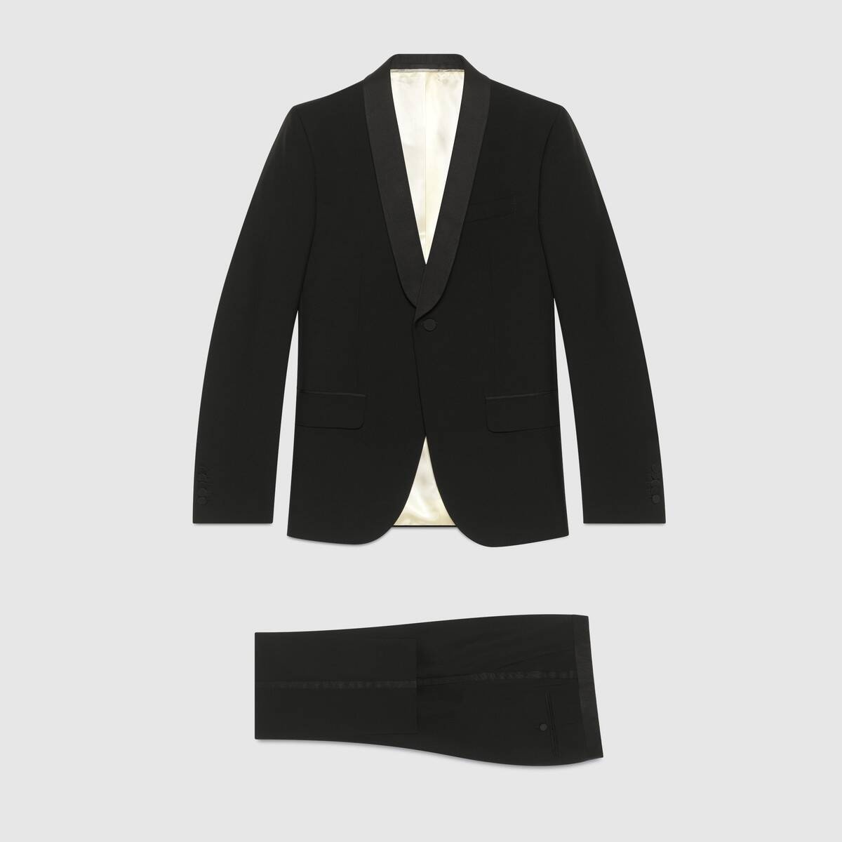 Tapered wool mohair tuxedo - 1