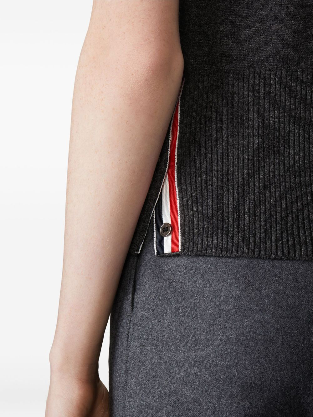 intarsia-number polo shirt - 5