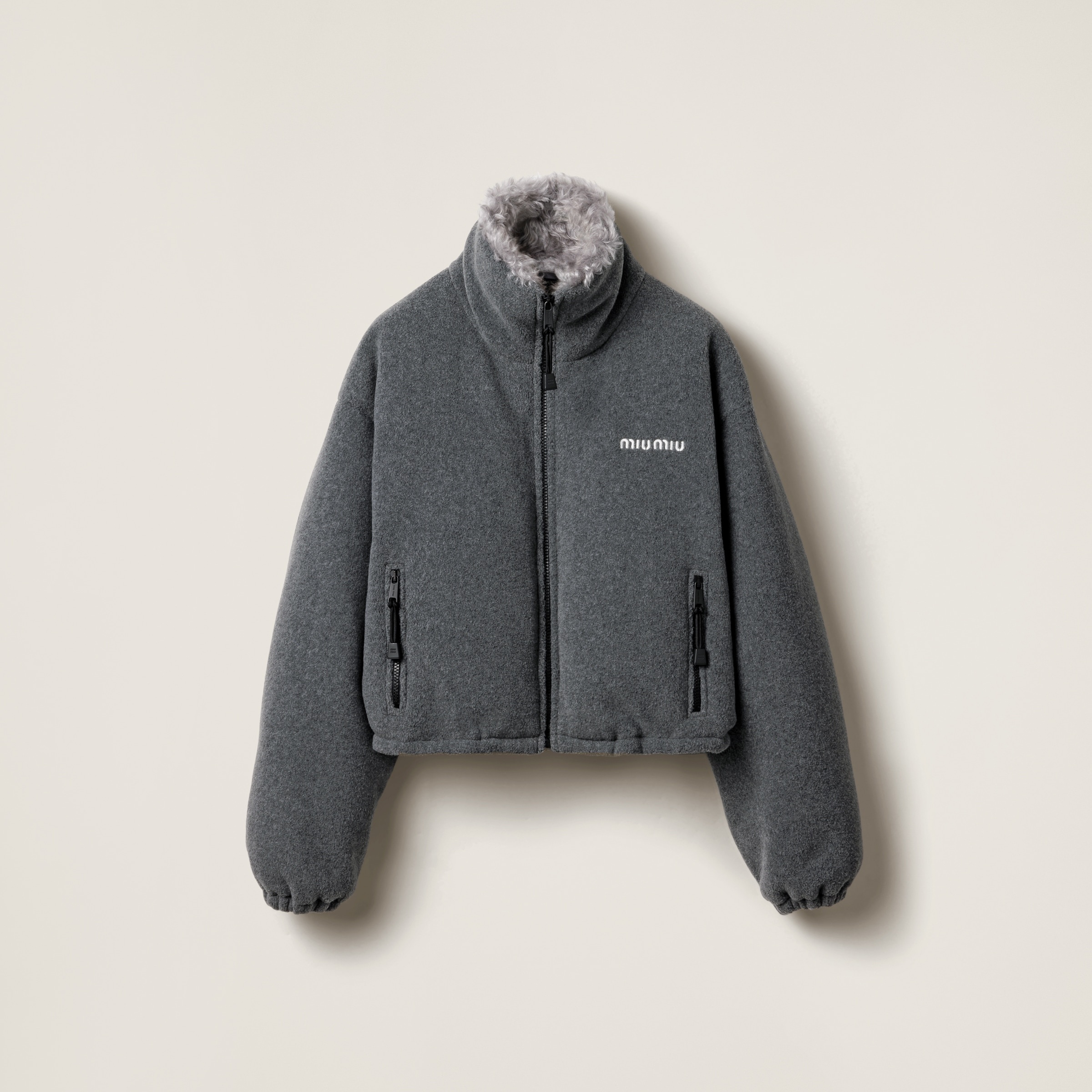 Fleece Down Jacket - 1