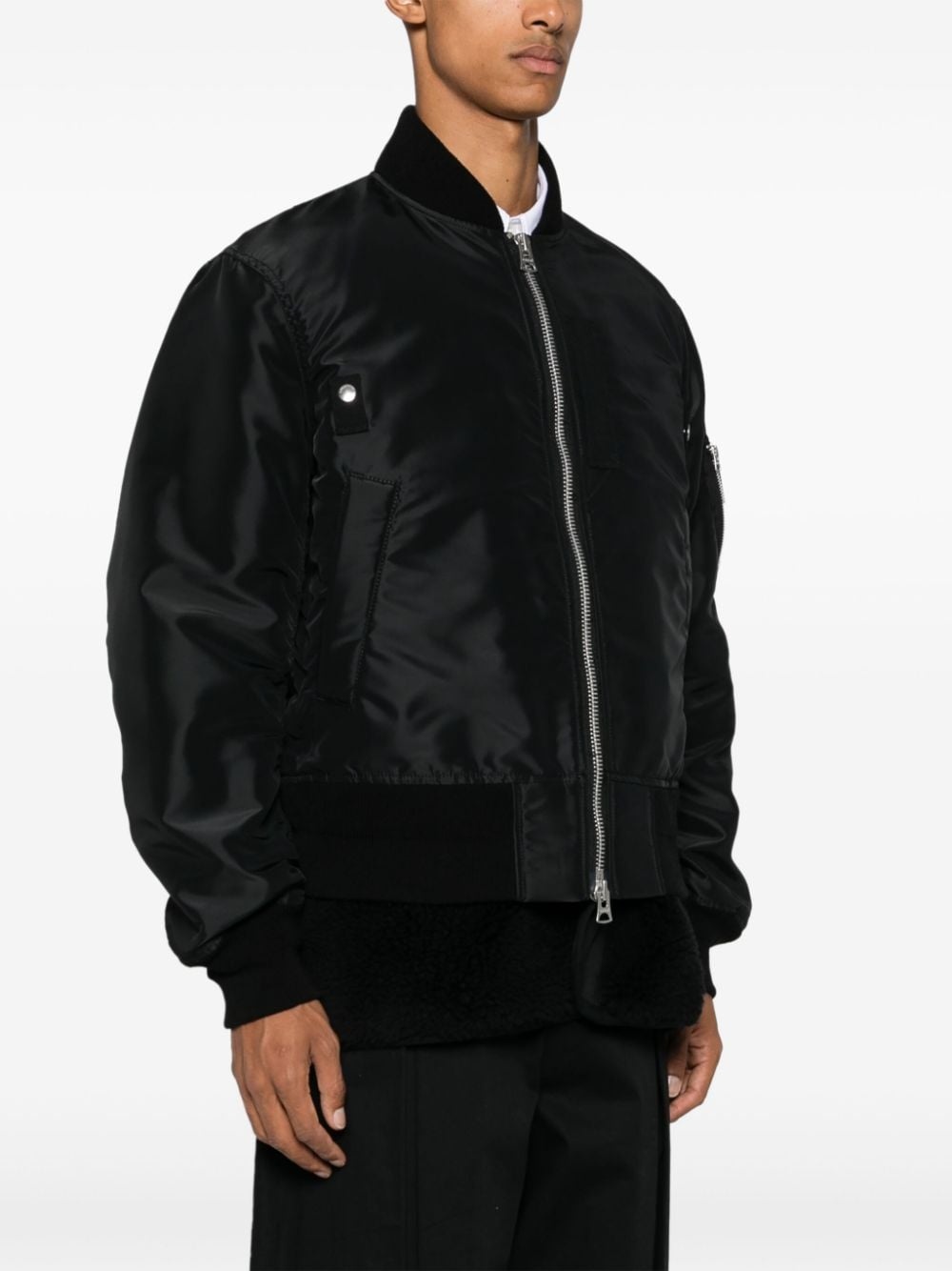 twill bomber jacket - 3