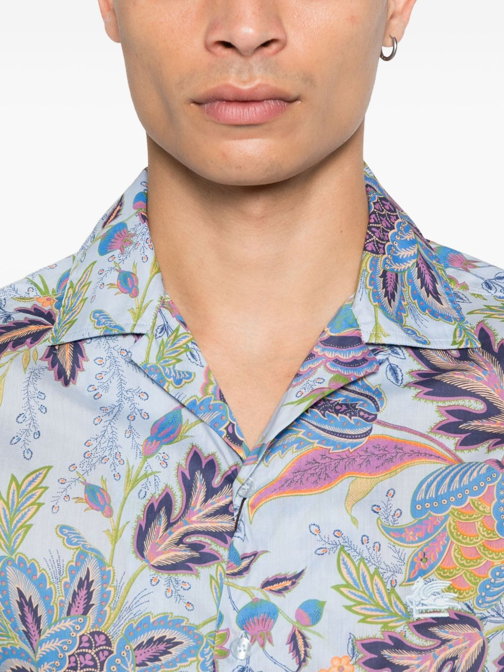 floral-print shirt - 5