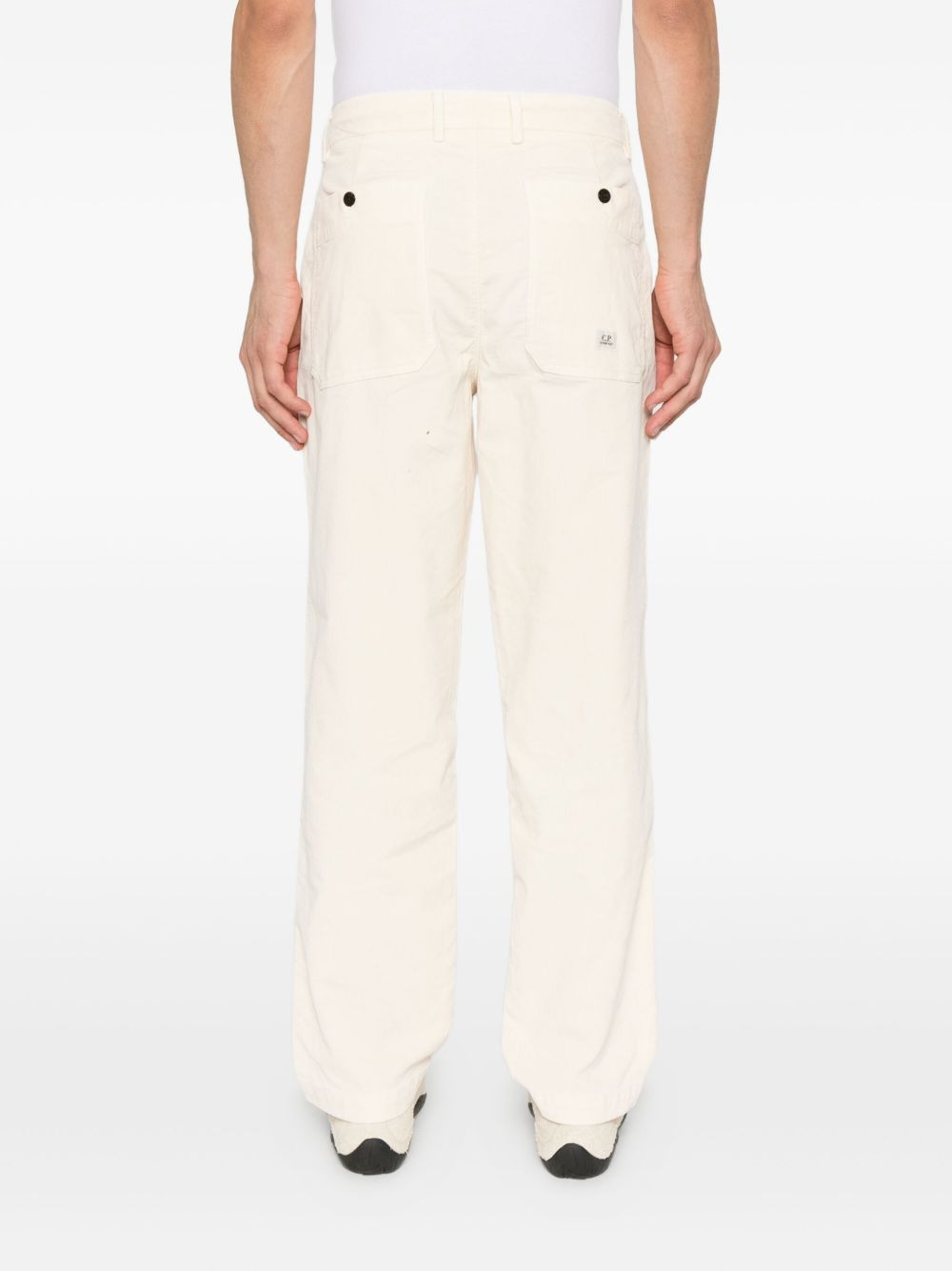 stretch-cotton trousers - 4
