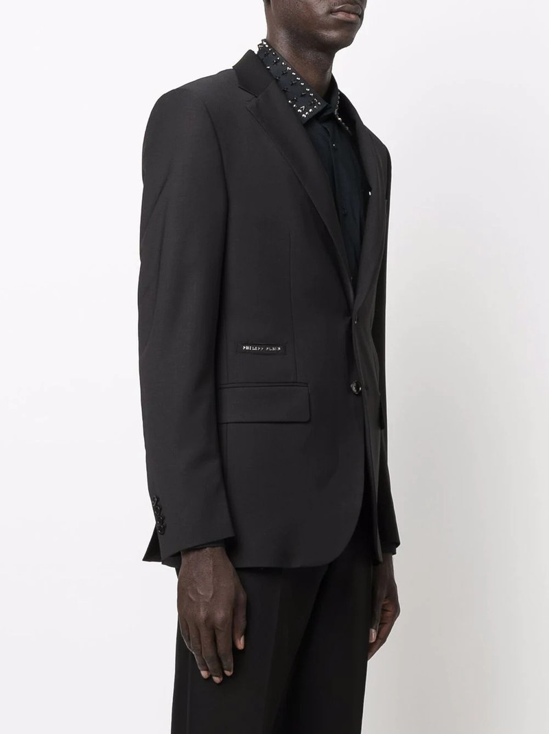 crystal skeleton Gigolò fit blazer 4