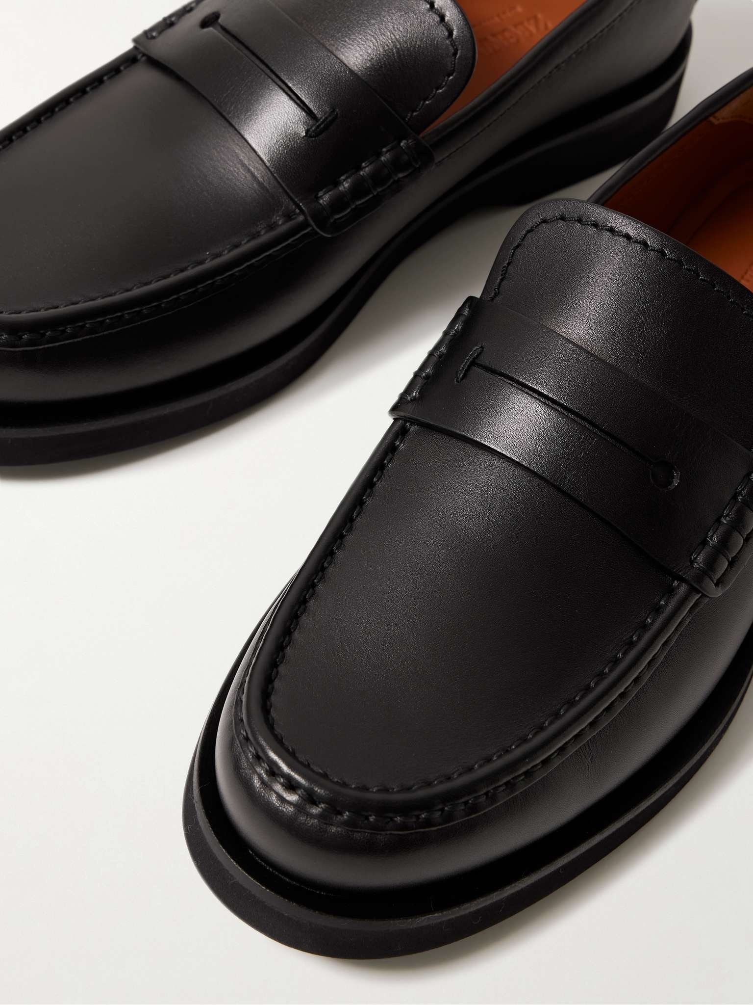 X-Lite Leather Penny Loafers - 4
