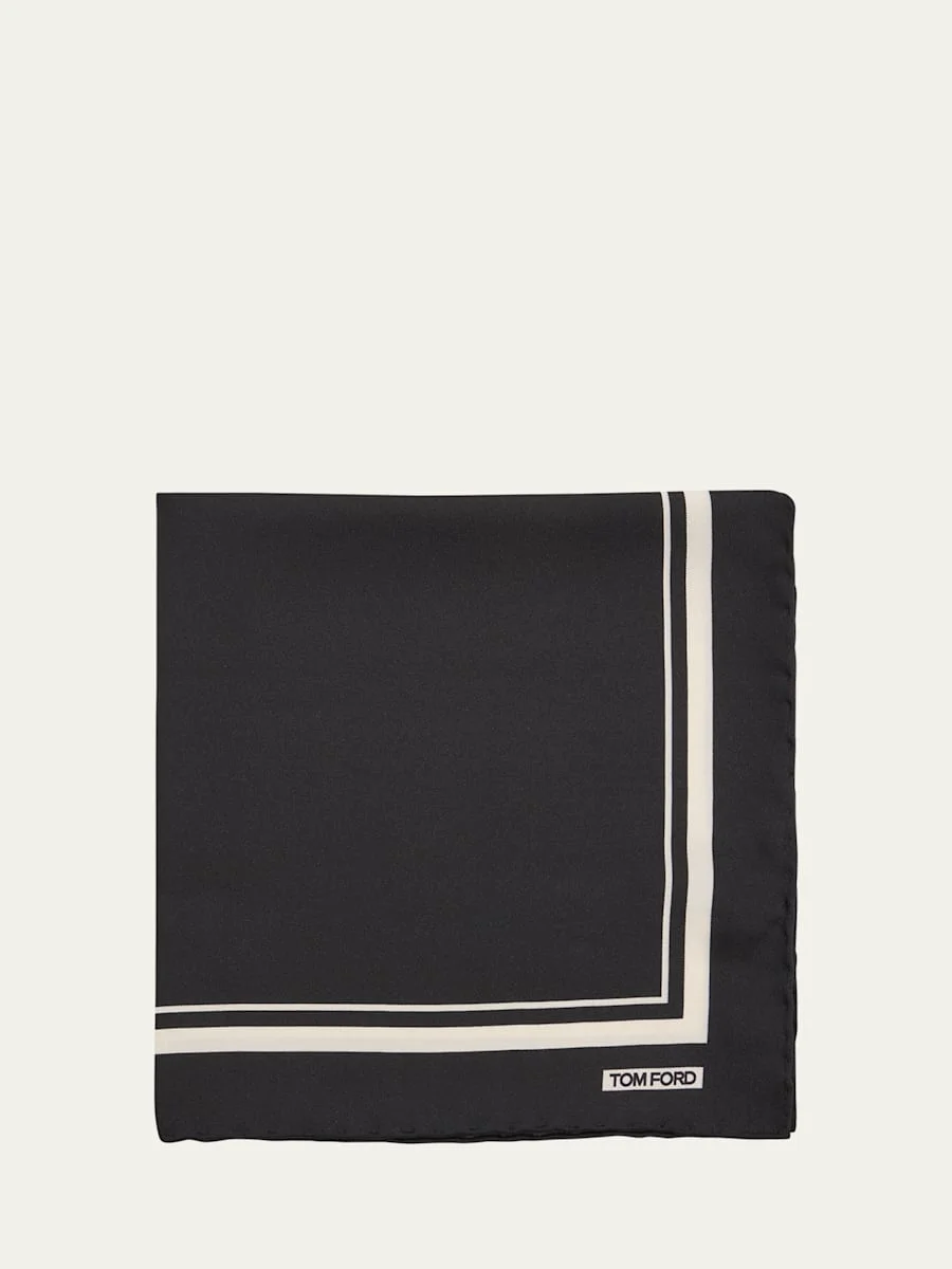 Men's Silk Pocket Square - 1