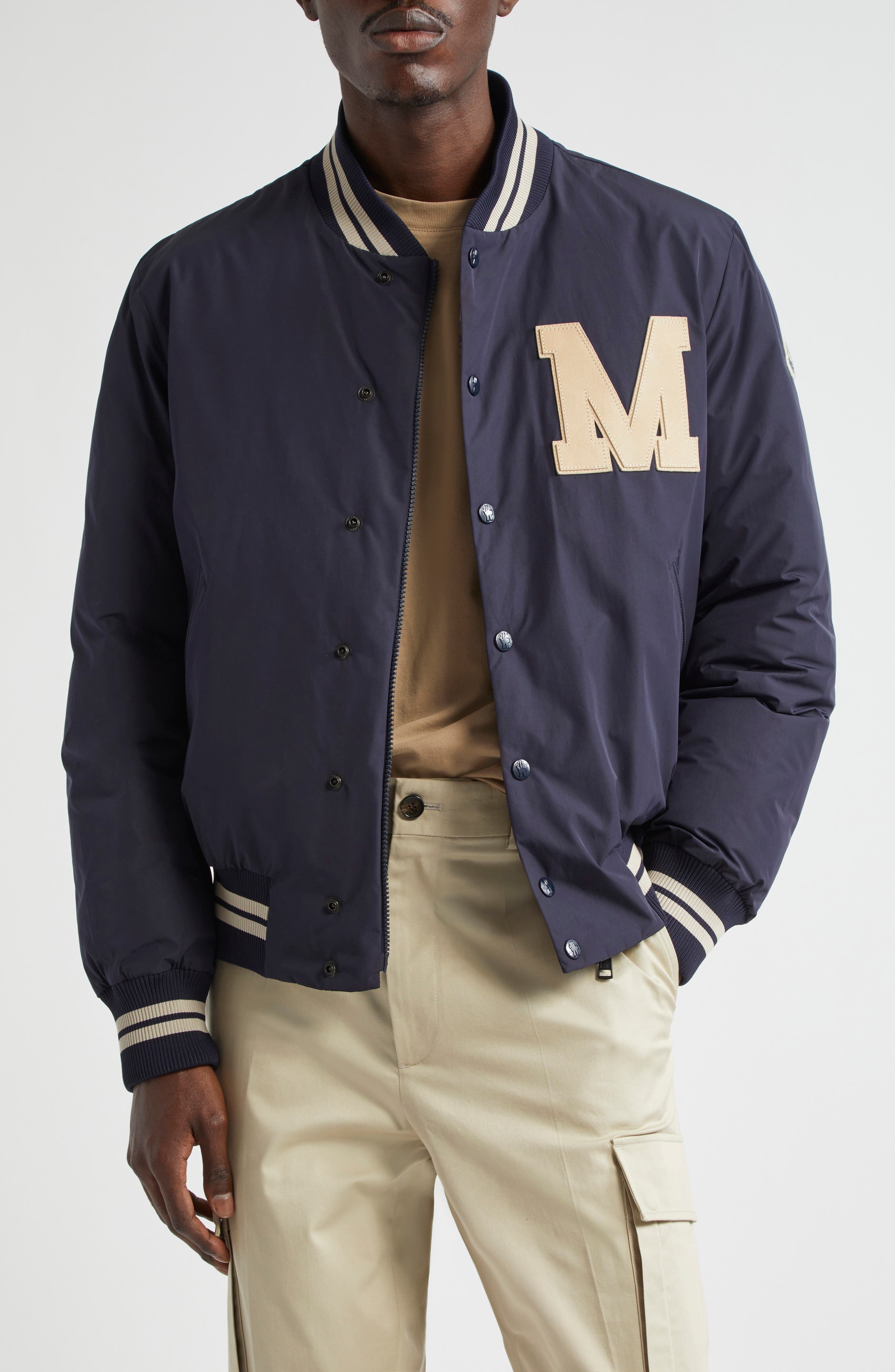 Lateltin Varsity Bomber Jacket - 1