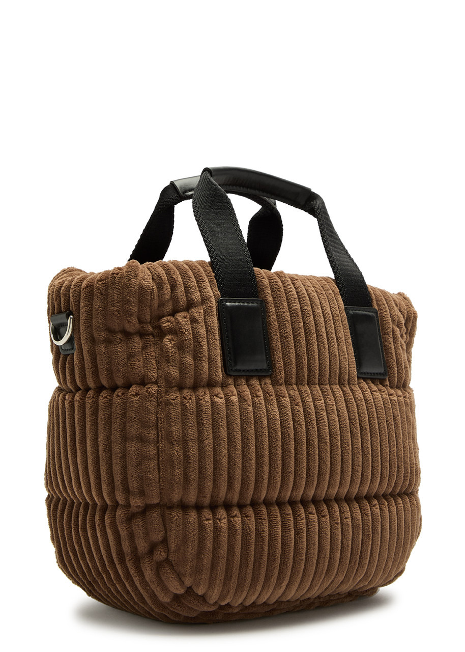 Moncler Caradoc Mini Quilted Corduroy top Handle bag - 2