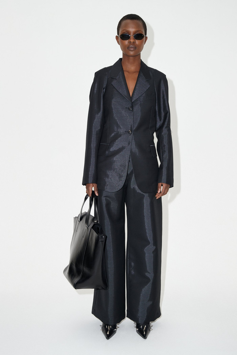 Our Legacy Dart Blazer Black Mnemonic Wool outlook