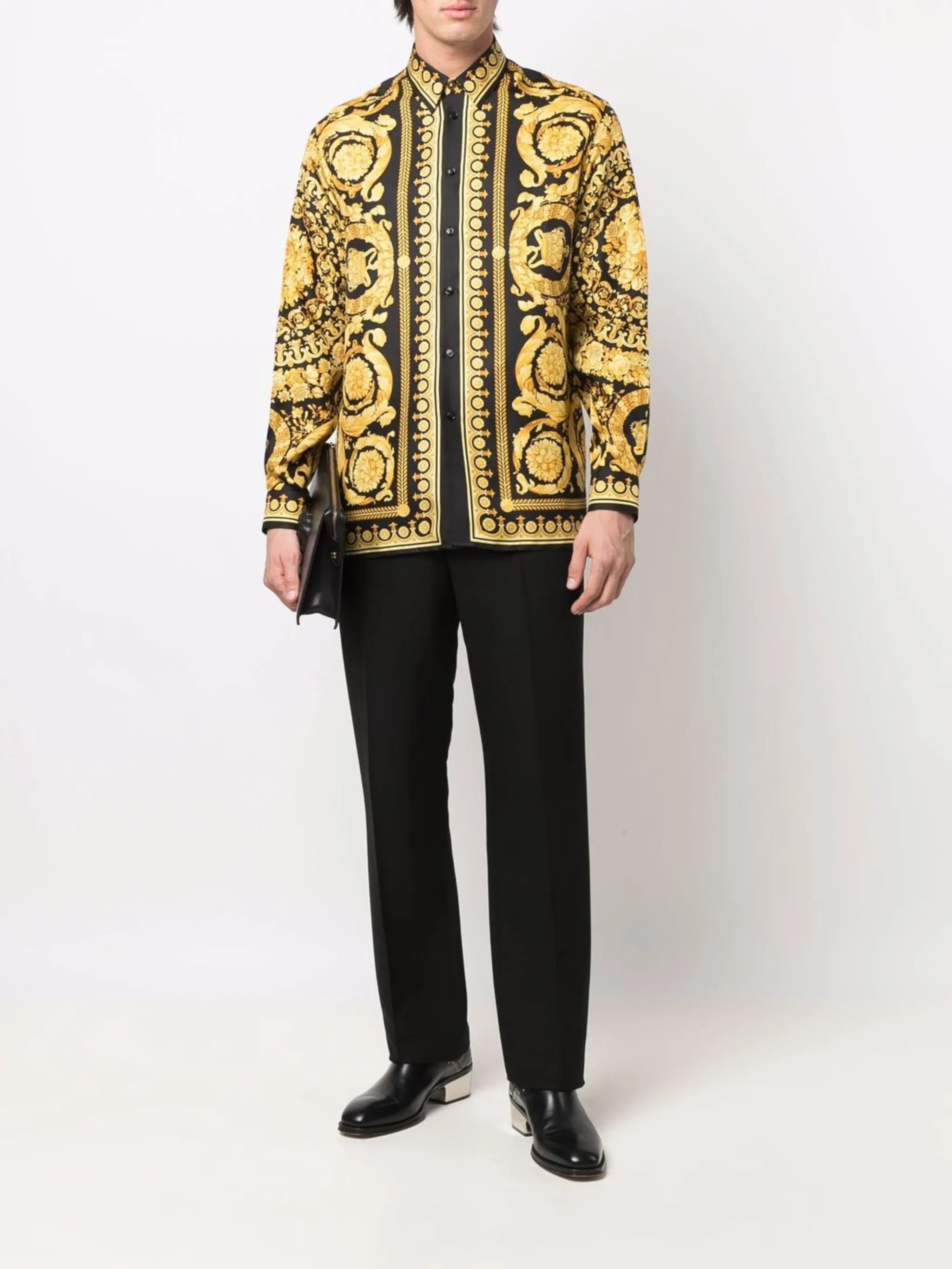 Barocco Silk Shirt - 5
