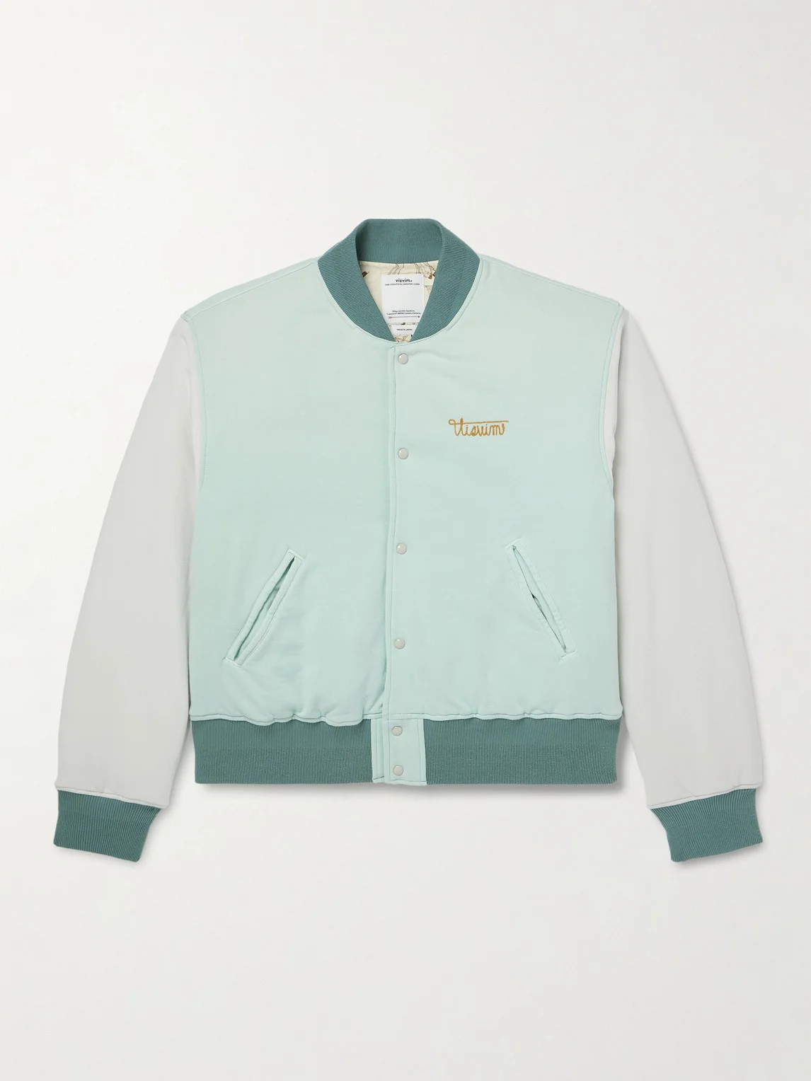Varsity Era Embroidered Padded Cotton Down Jacket - 1