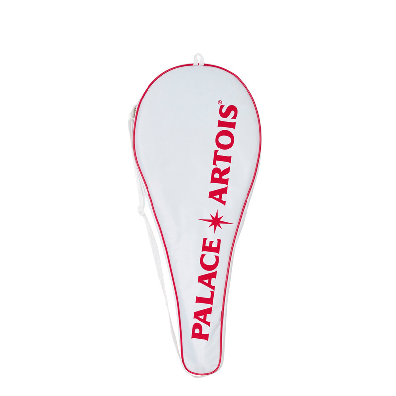 PALACE STELLA ARTOIS TENNIS RACQUET WITH HEAD COVER WHITE 7