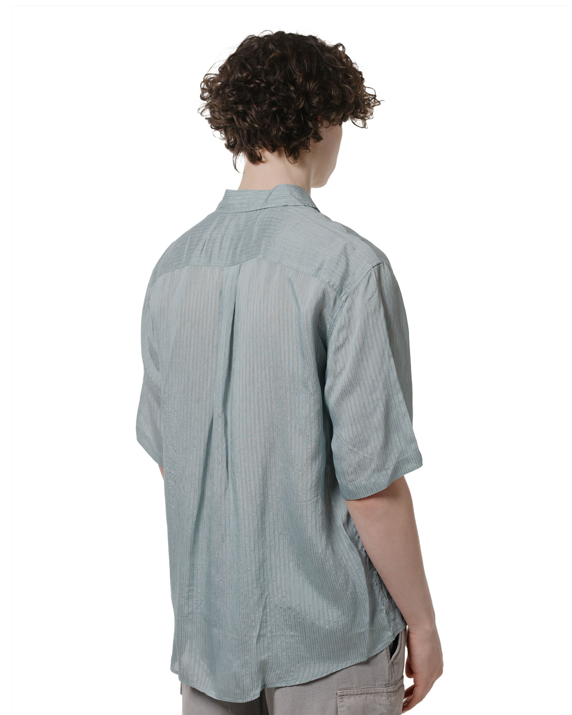 Beyond Shirt Shortsleeve Geo Stripe Ceremonial Viscose - 3