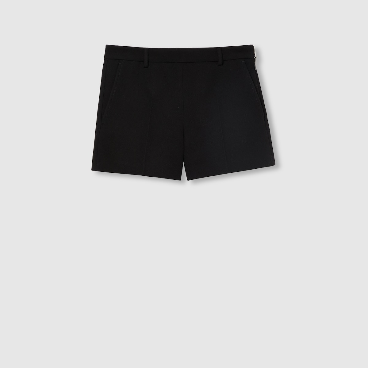 Wool crêpe short - 1