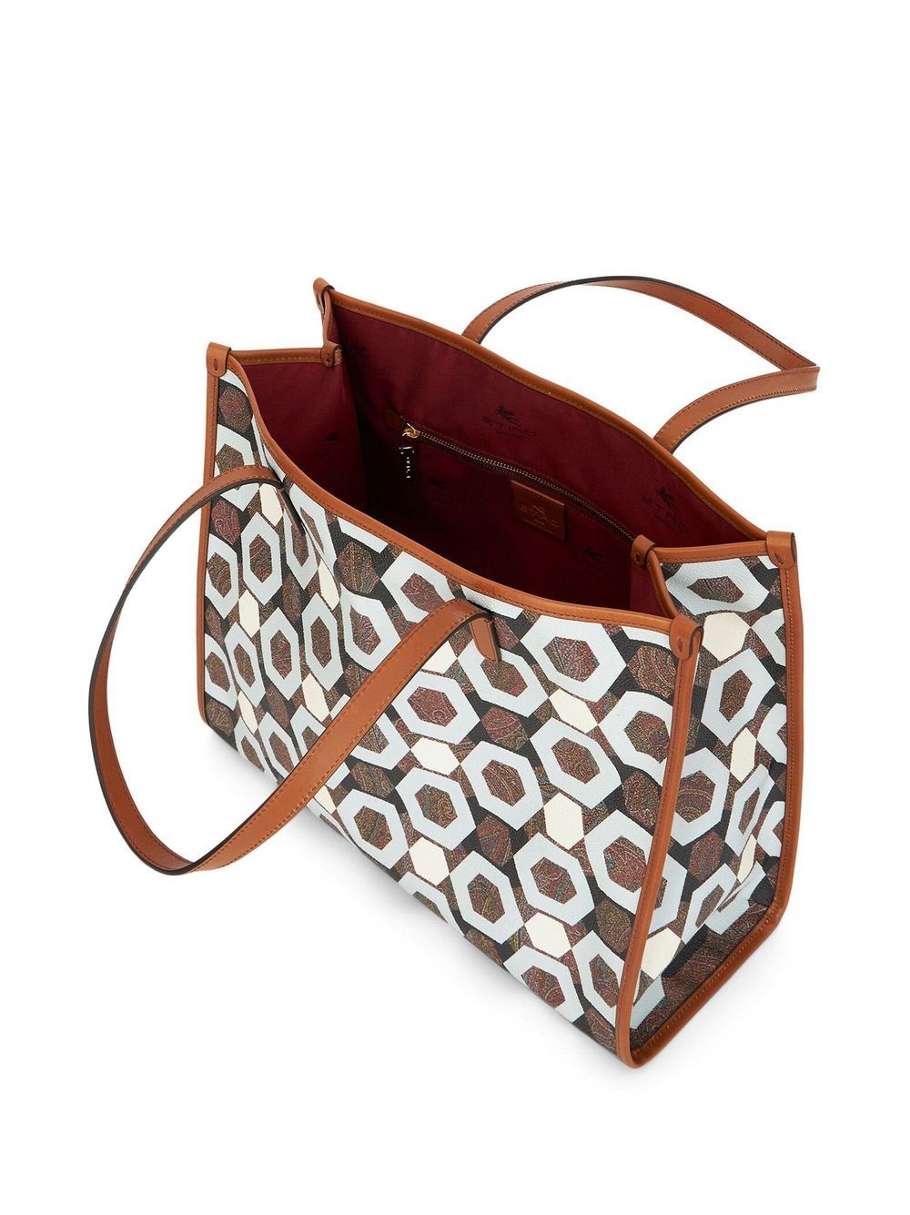 geometric paisley-print tote bag - 5