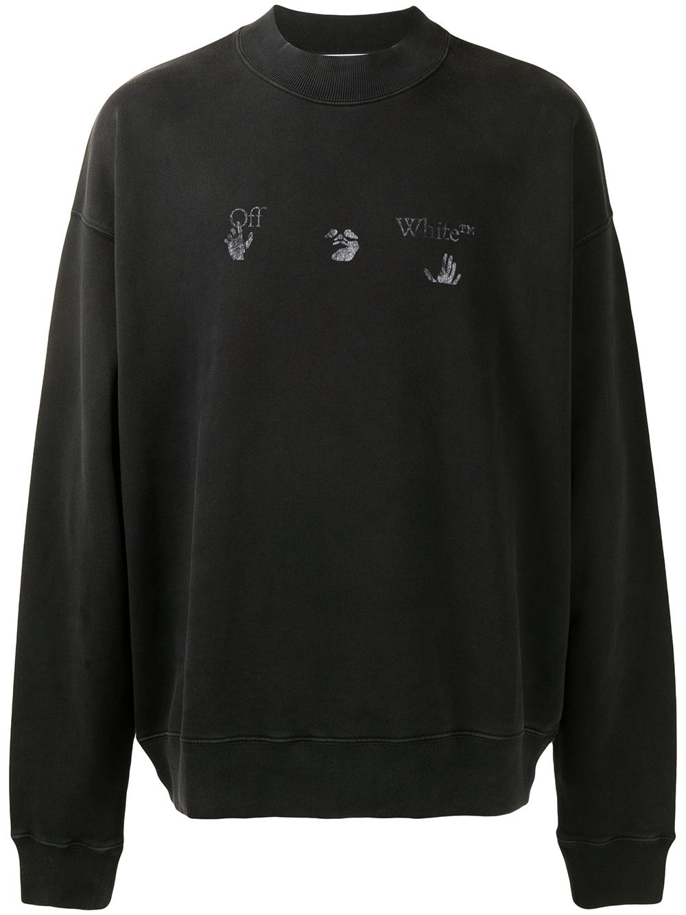 logo-print sweatshirt - 1