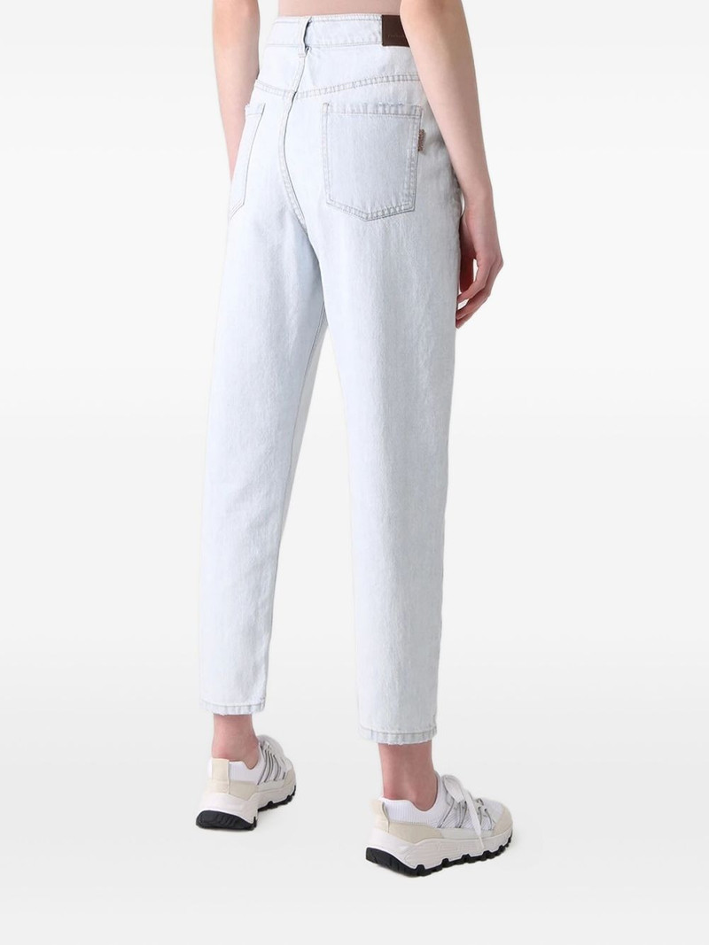 logo-patch straight-leg jeans 4