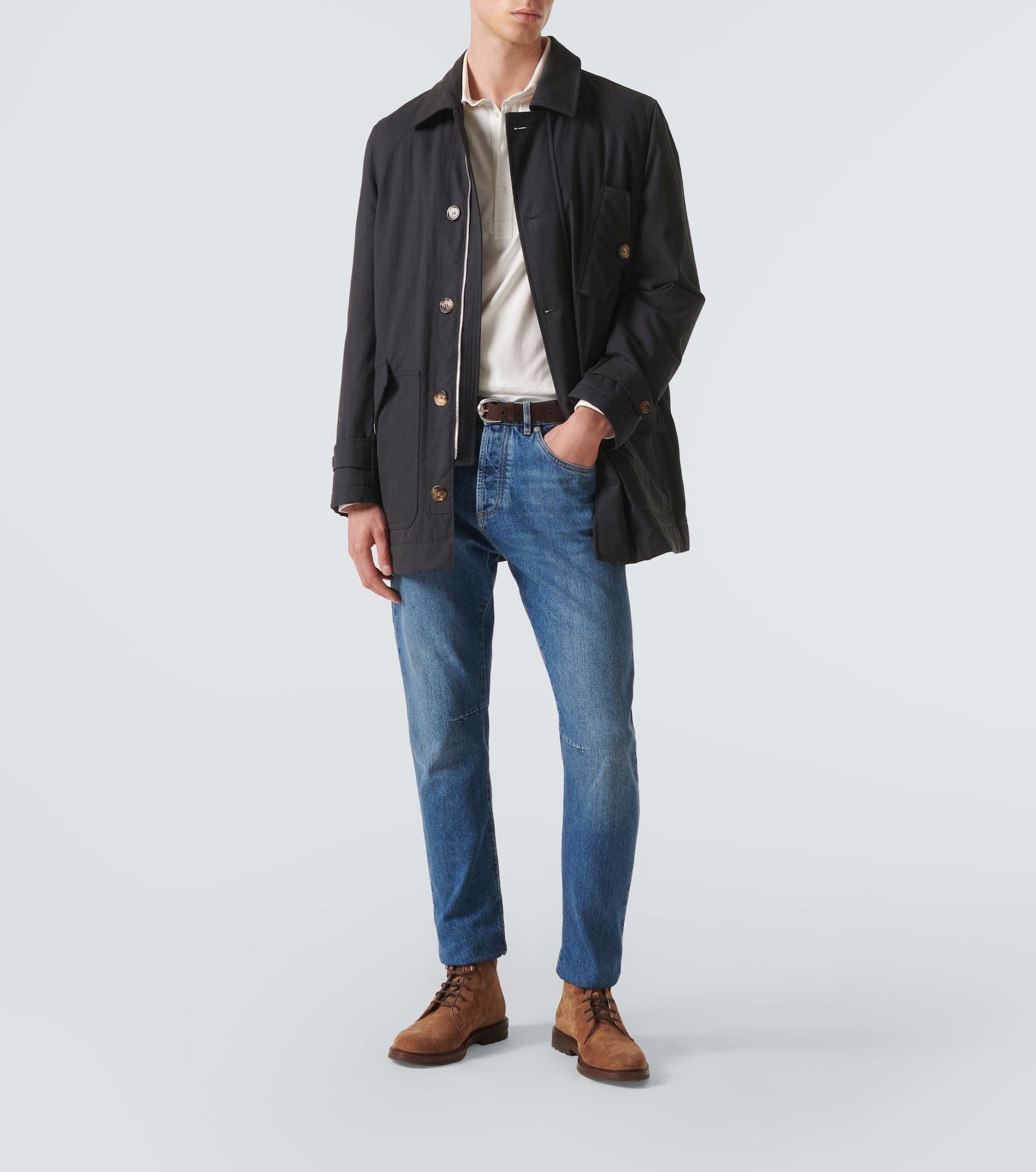 Cotton-blend jacket - 2