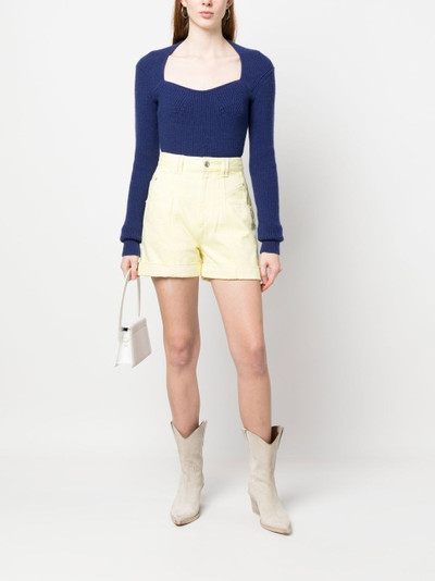 Isabel Marant square-neck knitted jumper outlook