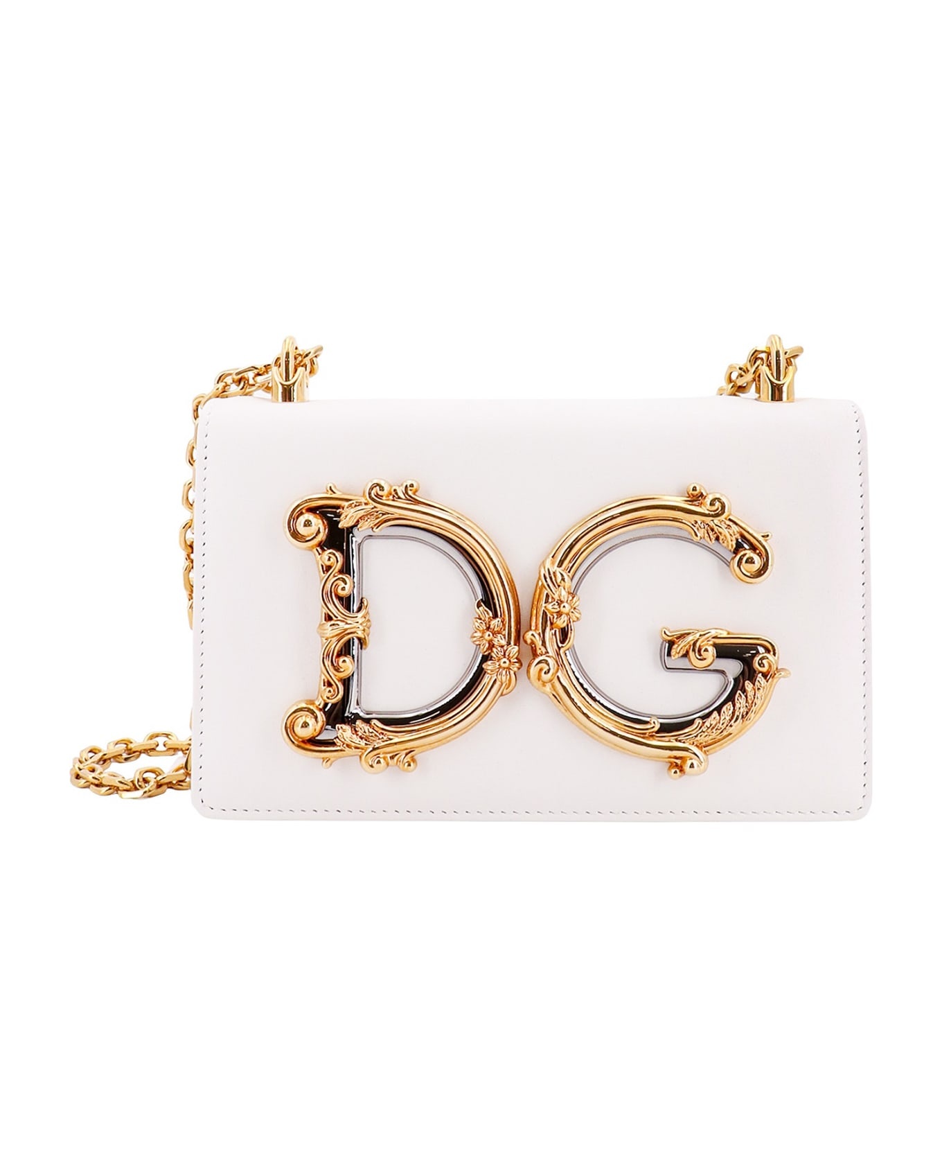 Shoulder Bag With Logo Plaque - 1