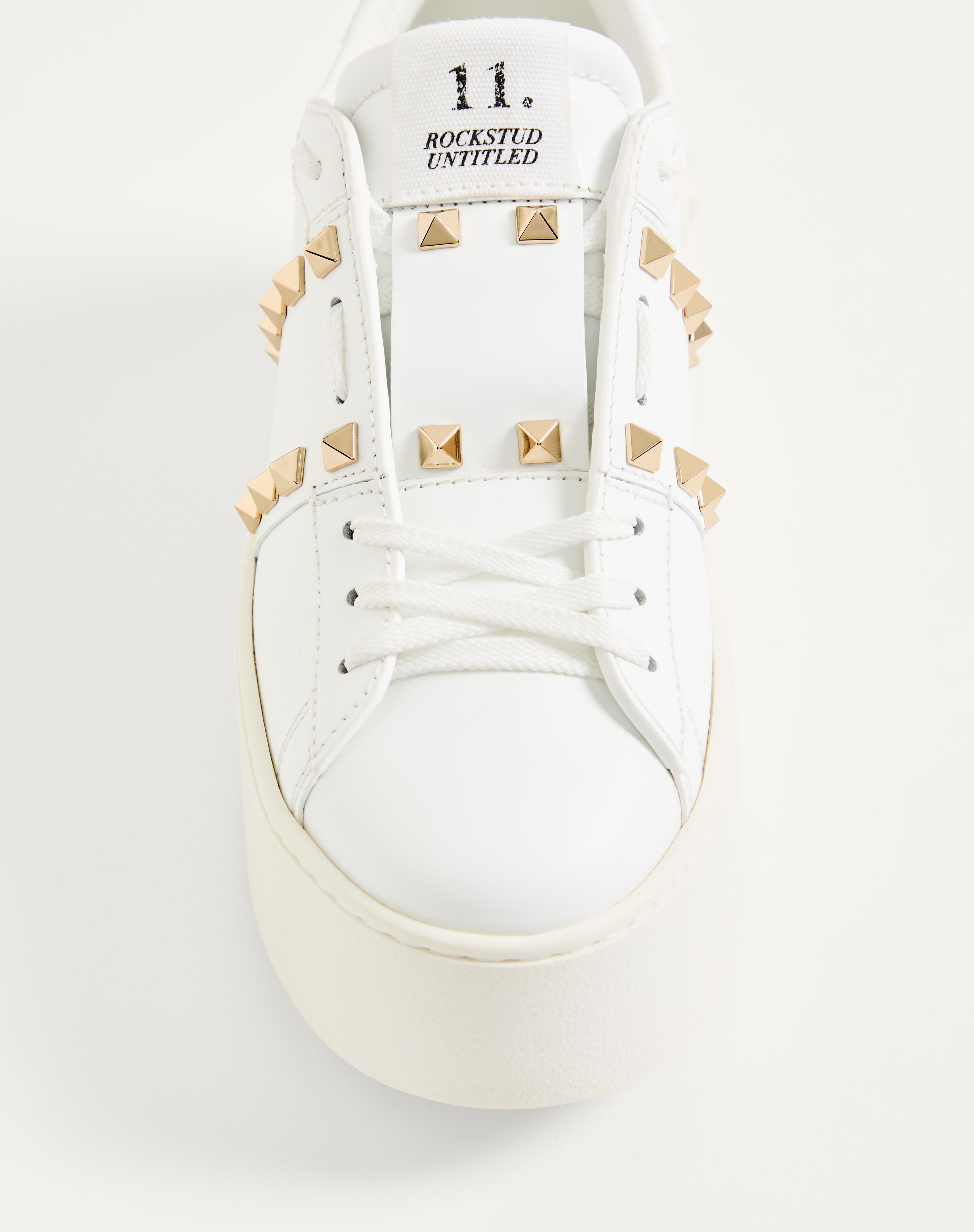 FLATFORM ROCKSTUD UNTITLED SNEAKER IN CALFSKIN - 7