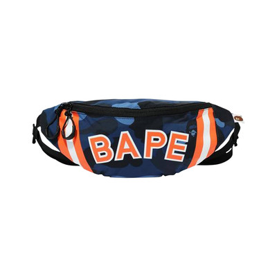A BATHING APE® BAPE Color Camo Waist Bag 'Navy' outlook