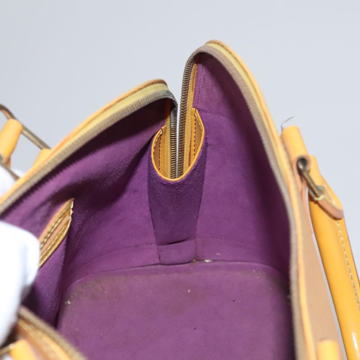 LOUIS VUITTON Epi Alma Hand Bag Yellow M52149 - 14