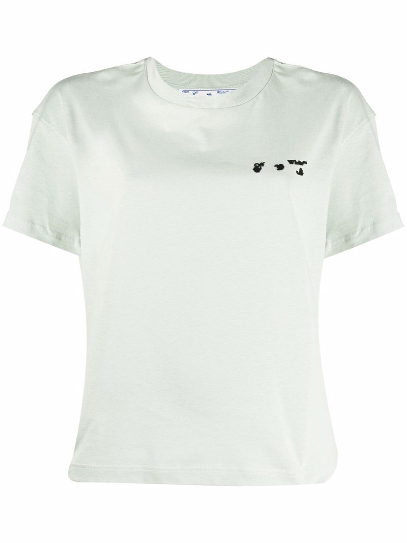 logo-print cotton T-shirt 1