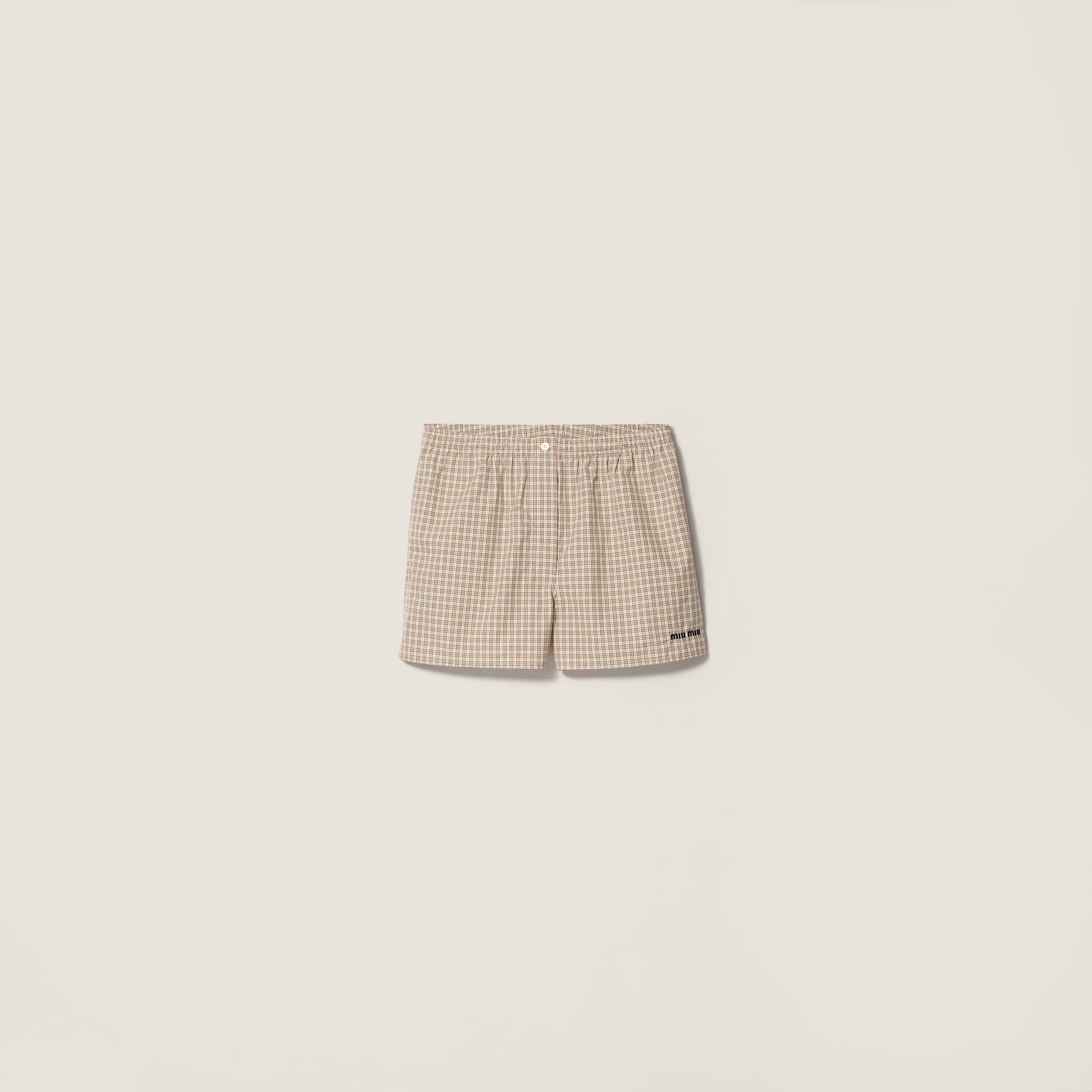 Checked shorts - 1