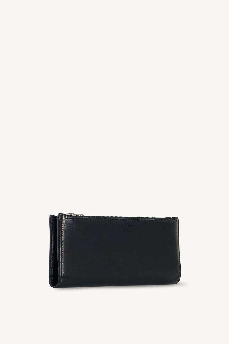 The Row Multi Zipped Wallet in Leather outlook