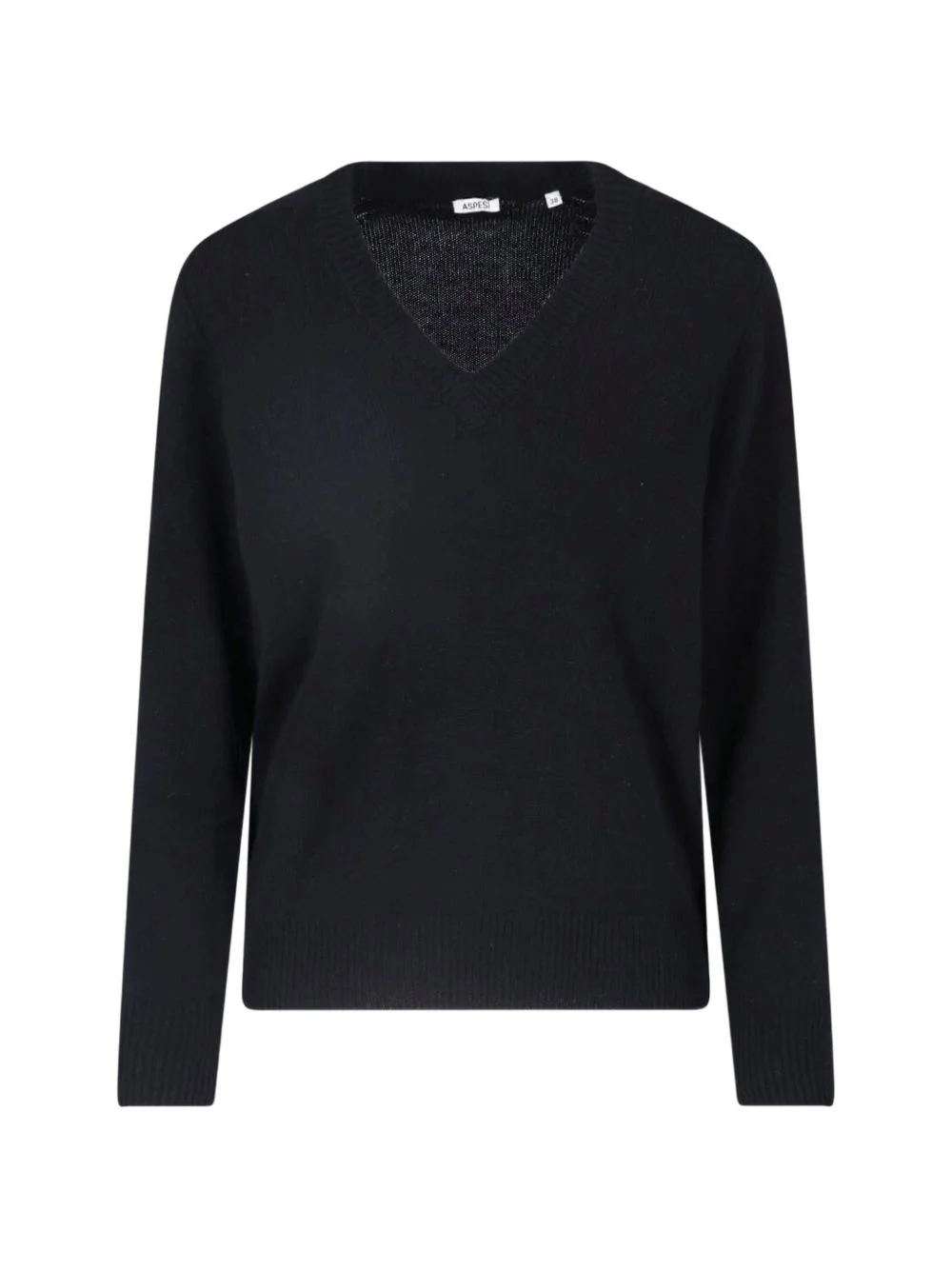 V-neck raglan-sleeve sweater - 1