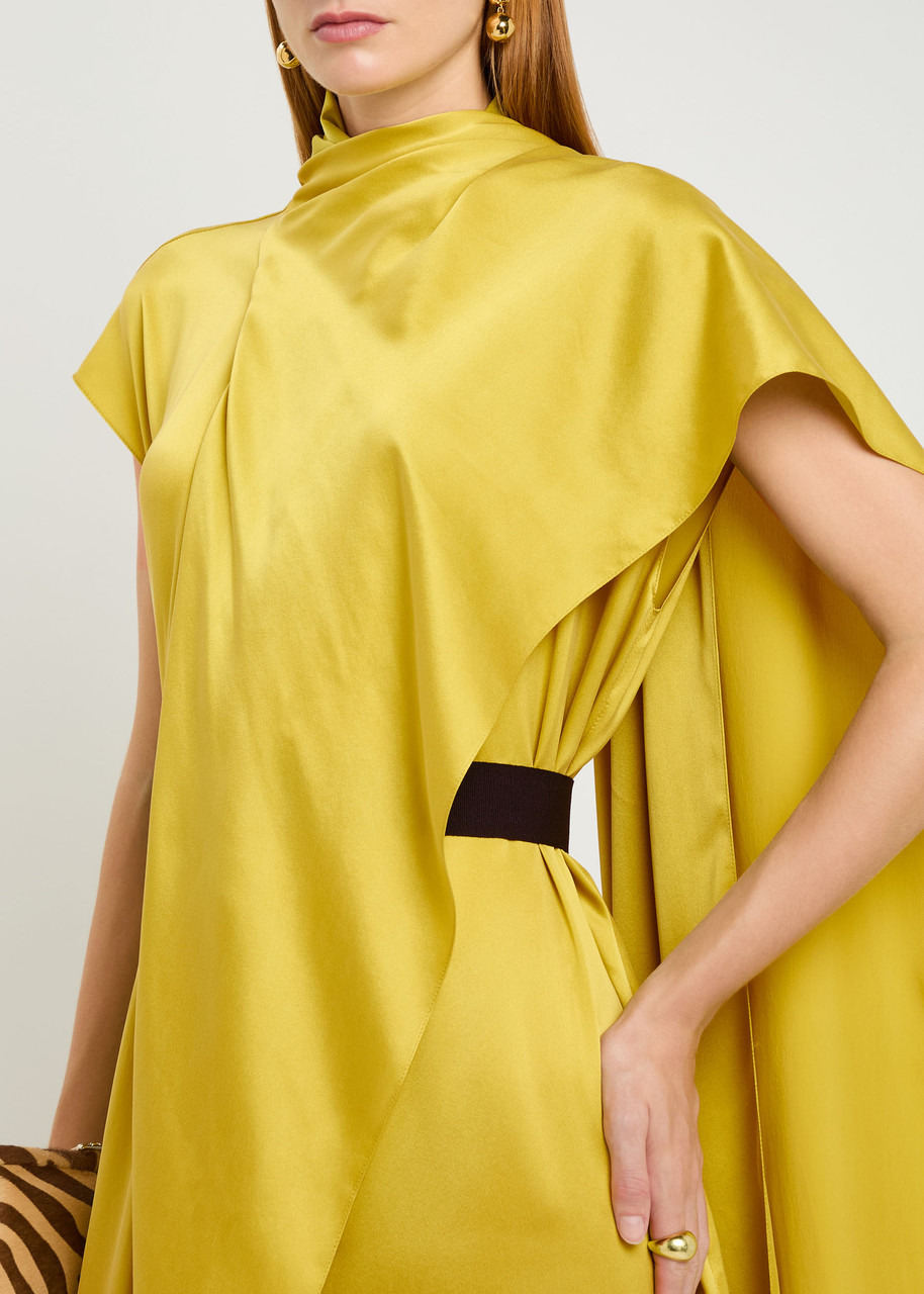 Roksanda Lysar Asymmetric Draped Silk Gown - 5
