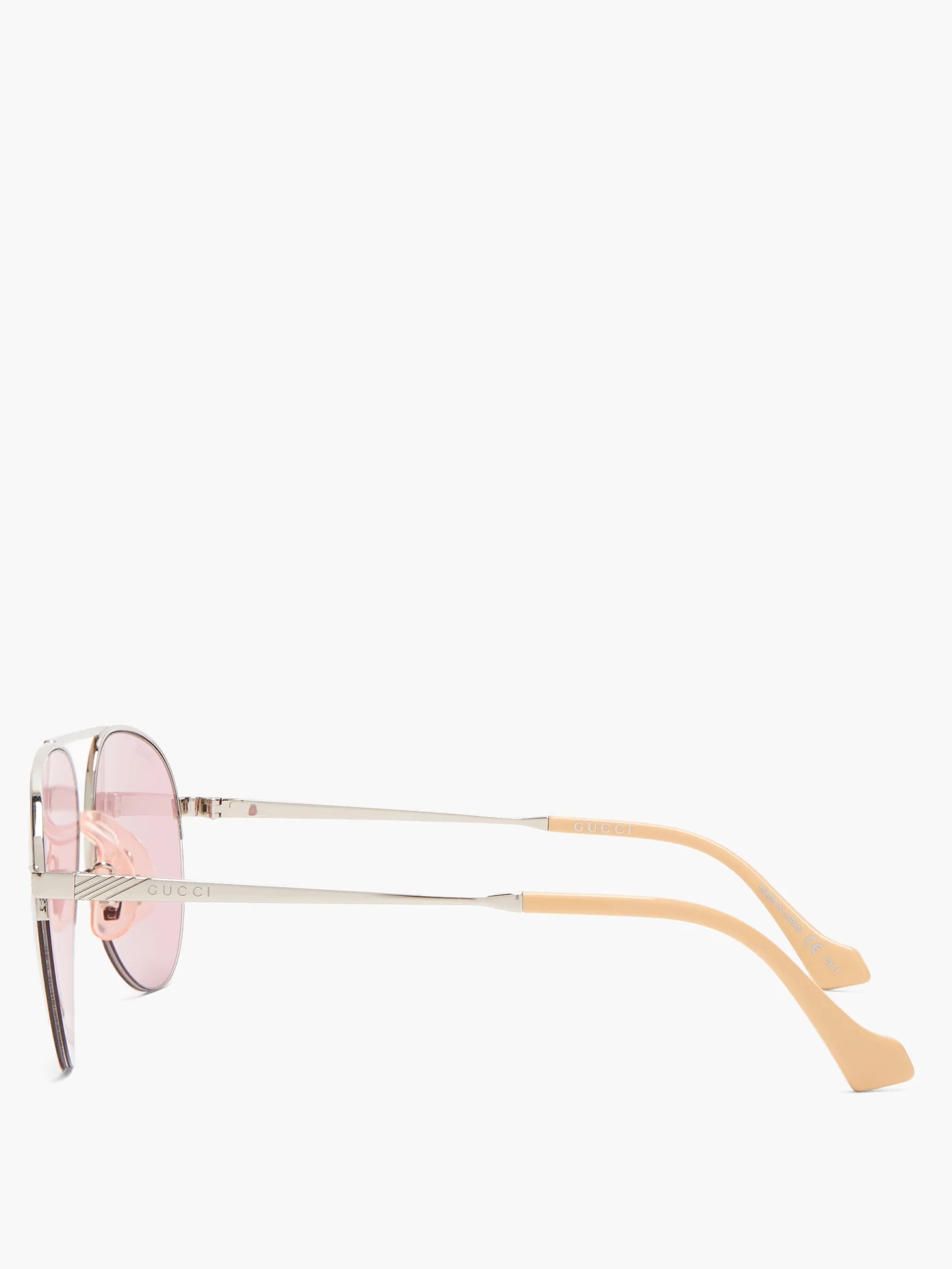 Aviator metal sunglasses - 3