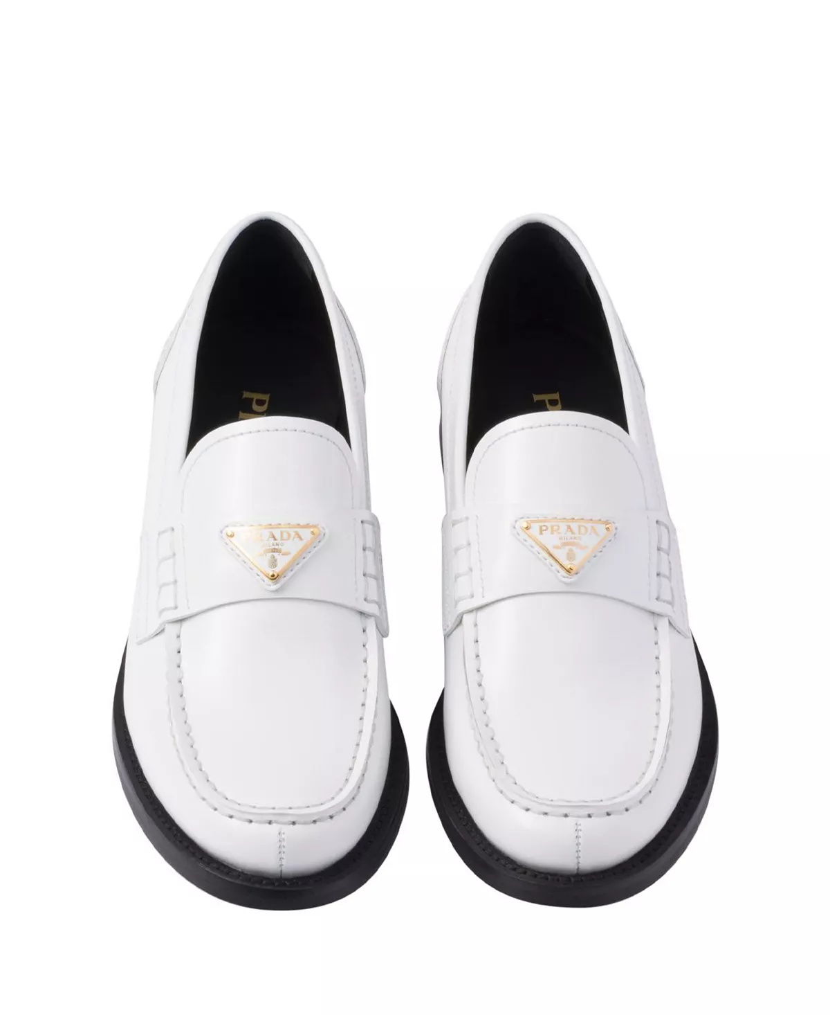 Women's Brushed Leather Loafers - 5