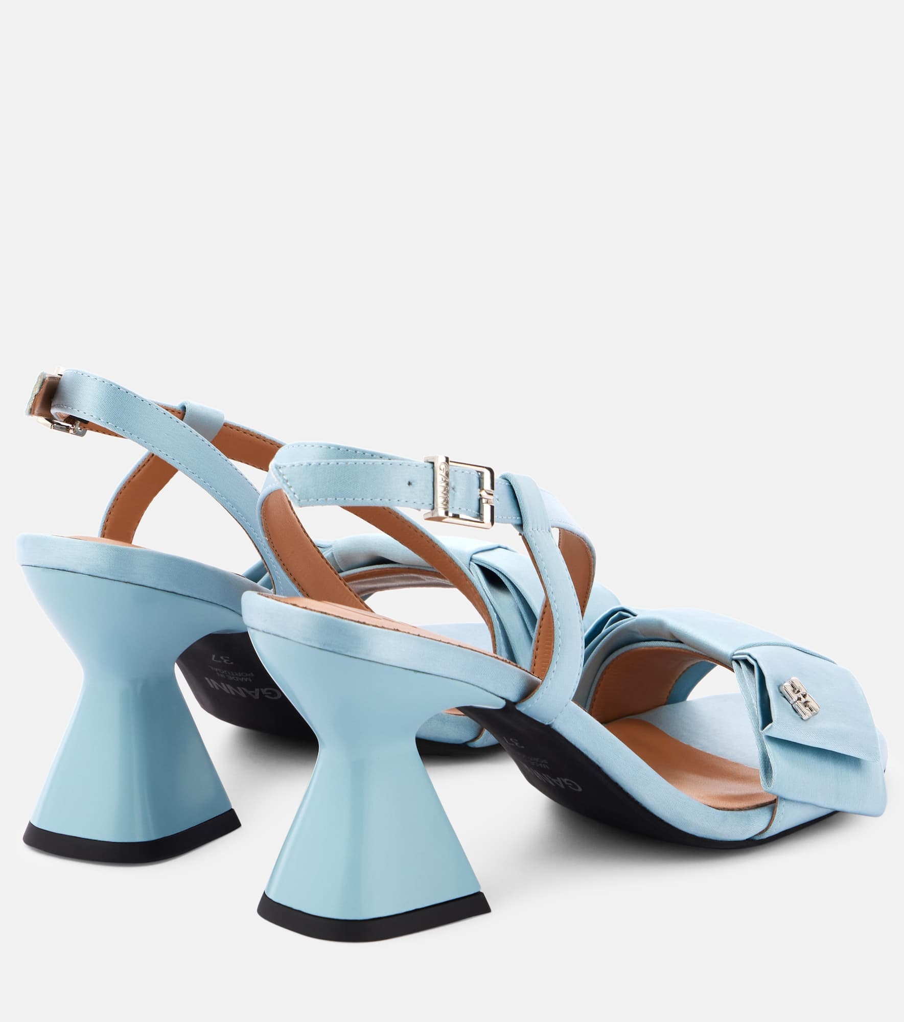 Big Bow satin sandals - 2
