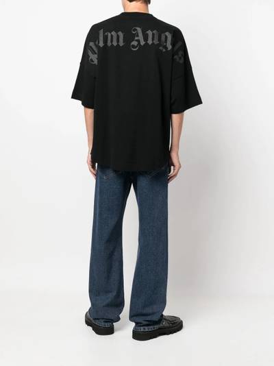 Palm Angels logo-print short-sleeve T-shirt outlook