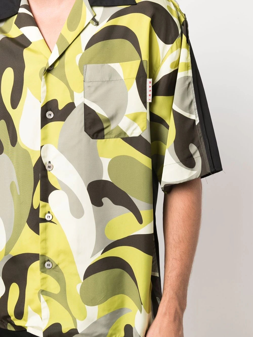 abstract-print bowling shirt - 5