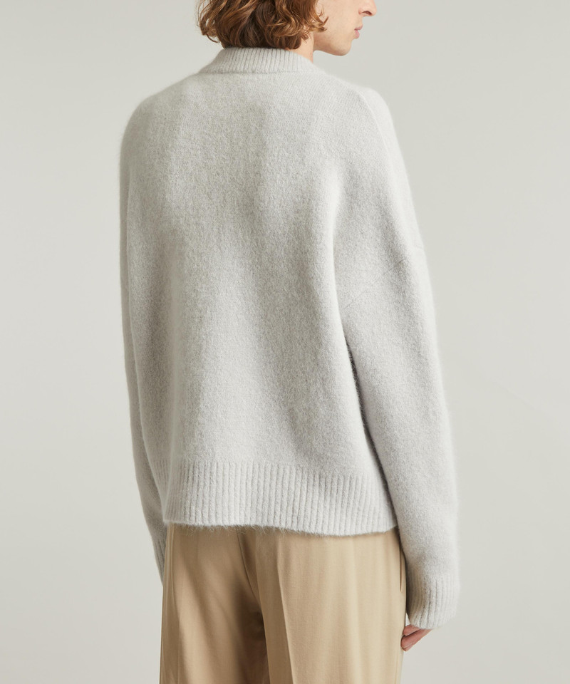 Ami de Cœur Logo Alpaca-Blend Cardigan 4